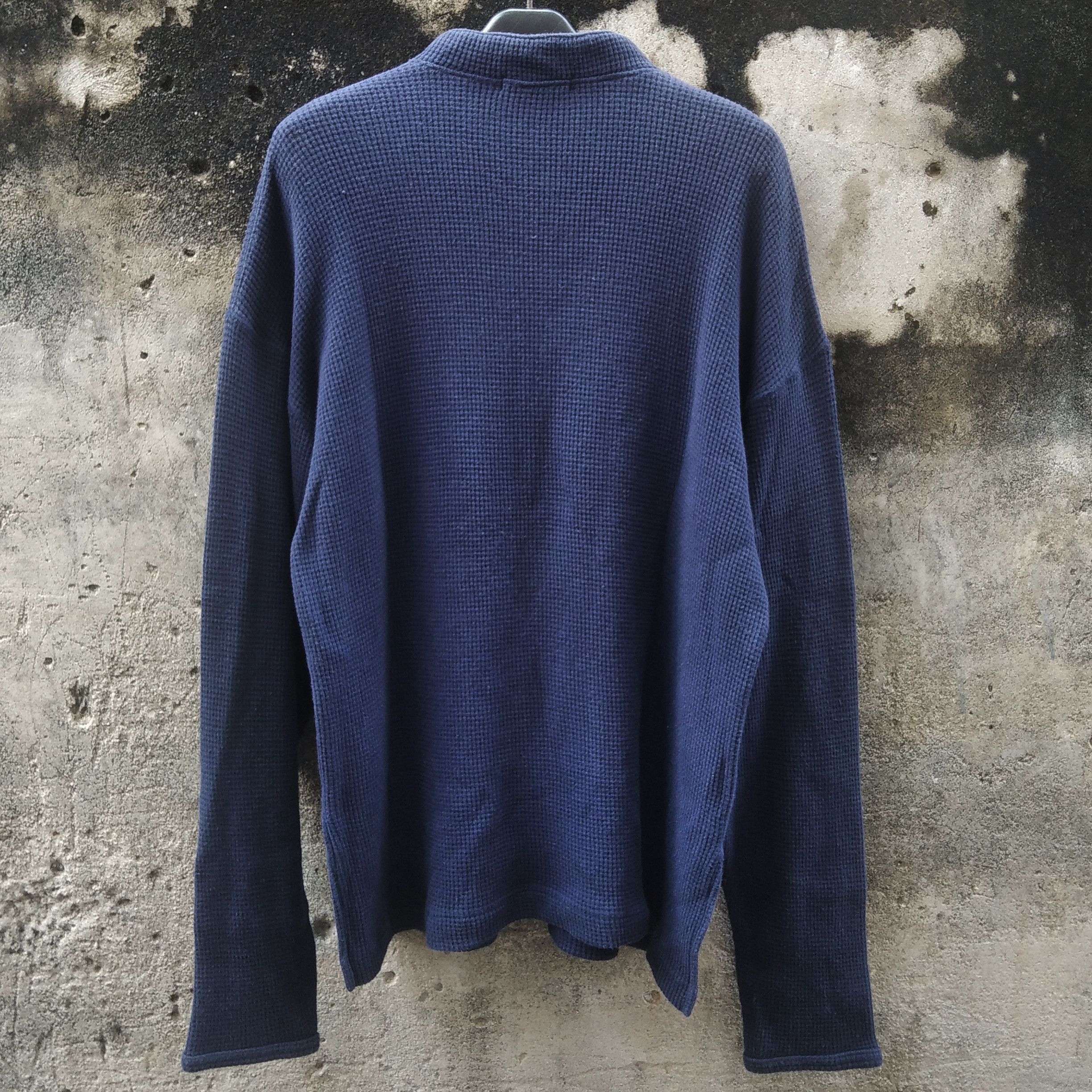Issey Miyake Vintage 90s TETE HOMME ISSEY MIYAKE Indigo Thermal Size US XL / EU 56 / 4 - 6 Thumbnail
