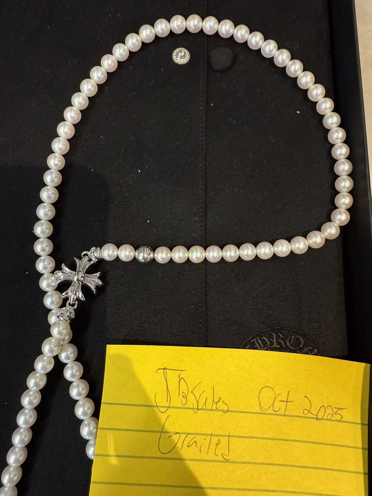 Chrome Hearts Chrome Hearts Mikimoto Pearl Necklace Size ONE SIZE - 11 Thumbnail