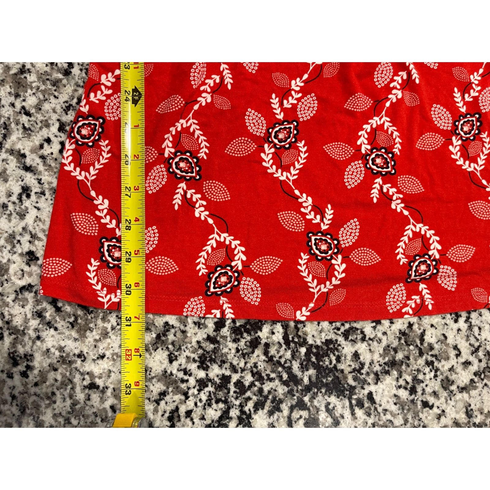 Boden Boden Shirt Dress Womens Jersey 6 Red Floral 3/4 Sleeve Short Dress Length Vintage? (But vintage rule only if item vintage; not applicable) Size M / US 6-8 / IT 42-44 - 7 Thumbnail