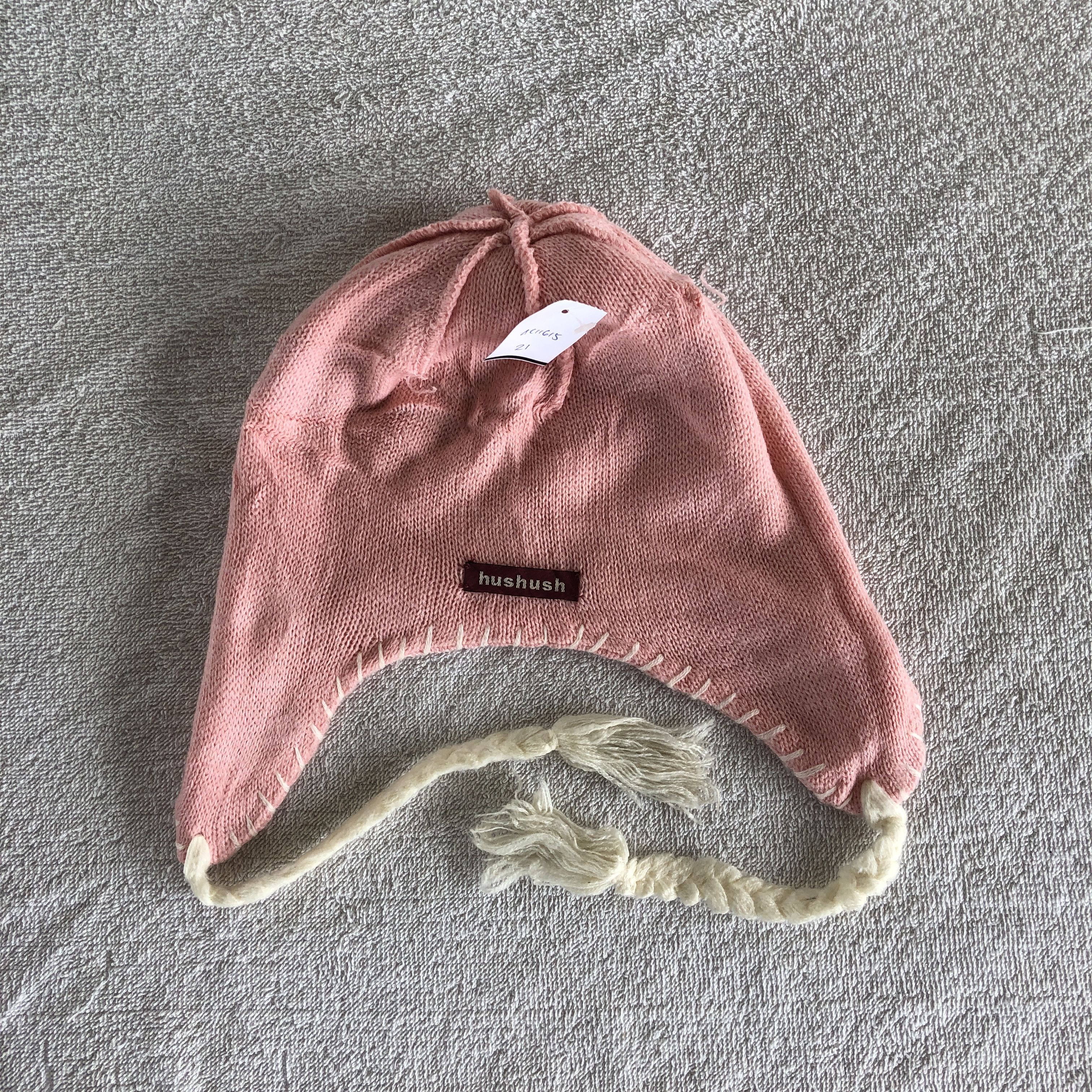Japanese Brand Vintage 90s Hush Hush Earflap Beanie Snow Caps Hats Size ONE SIZE - 5 Thumbnail