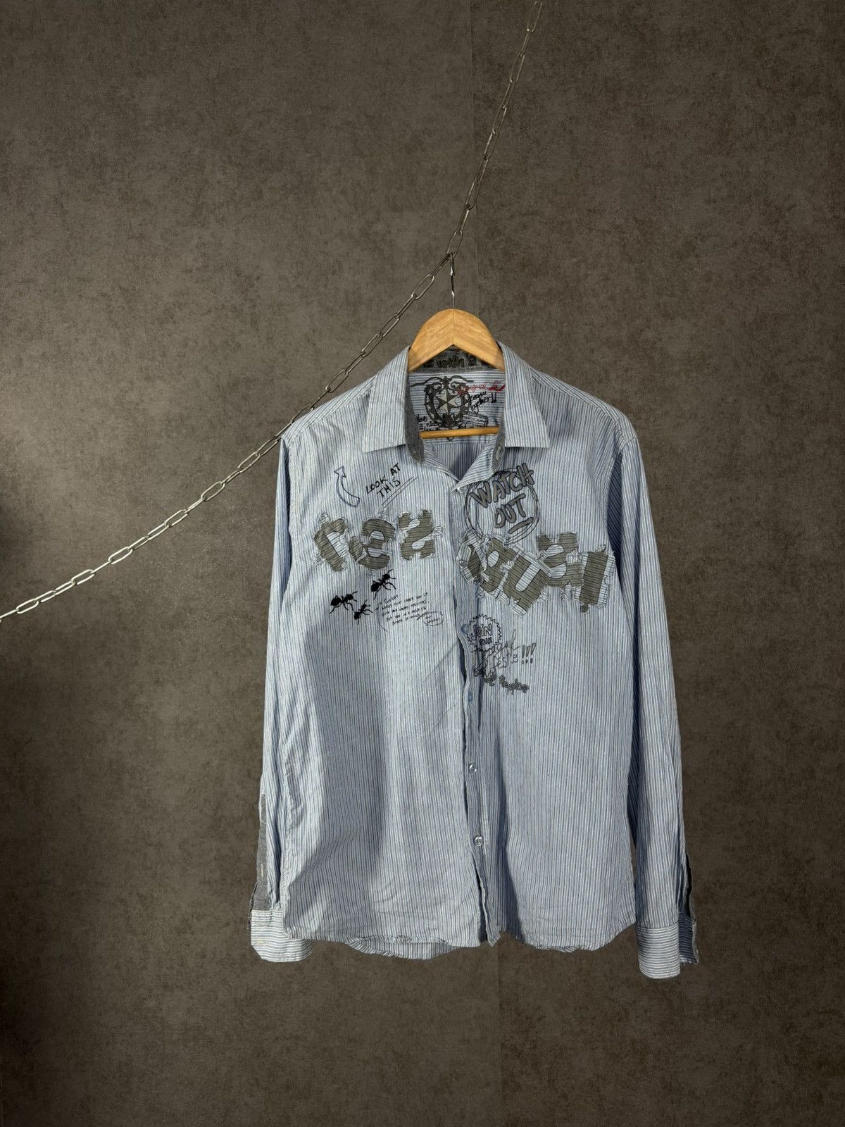 Desigual Desigual designer crazy art shirt Size US L / EU 52-54 / 3 - 1 Thumbnail