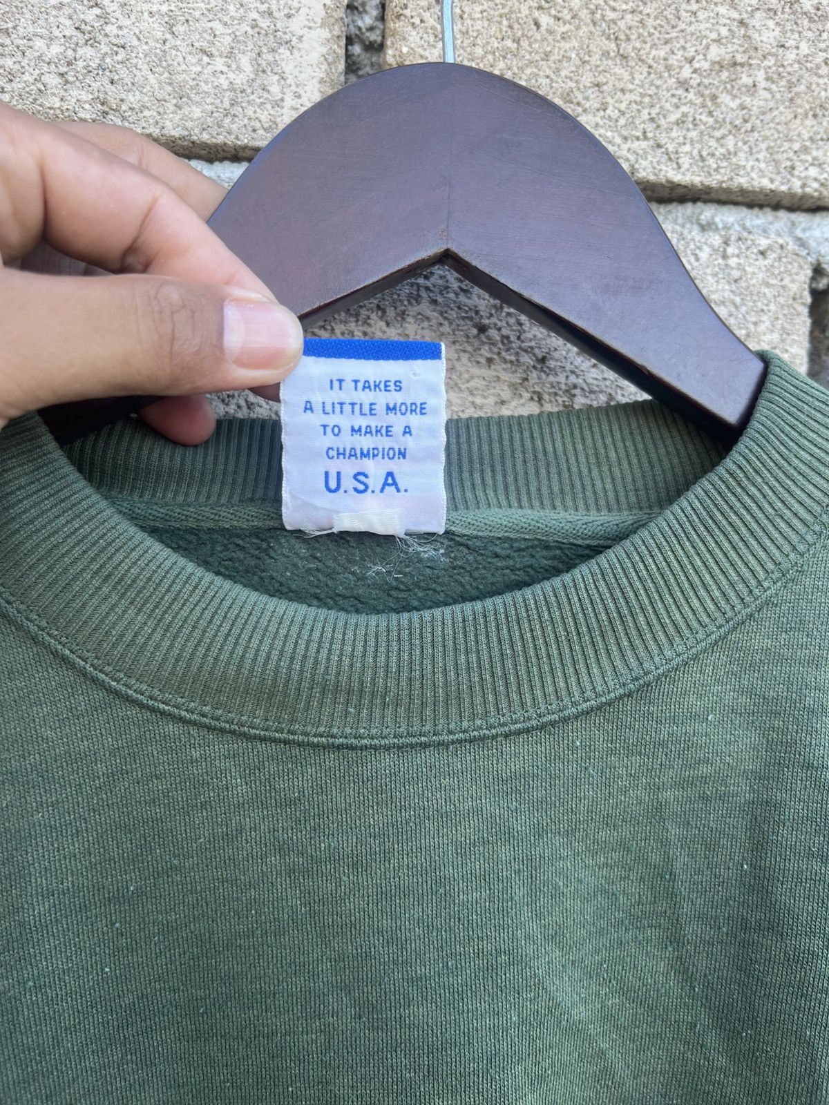 Champion Vintage Champion Sweatshirt Crewneck Colour Green Size US S / EU 44-46 / 1 - 8 Thumbnail