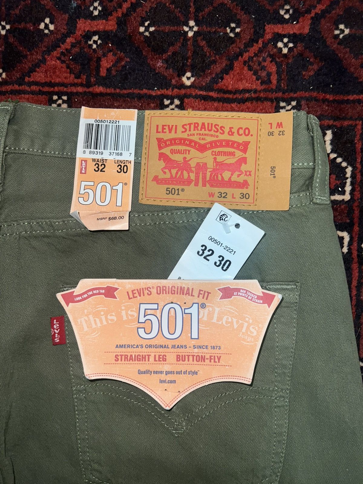 Levi's × Vintage Levi’s 501 Denim Jeans 32x30 Size US 32 / EU 48 - 1 Thumbnail