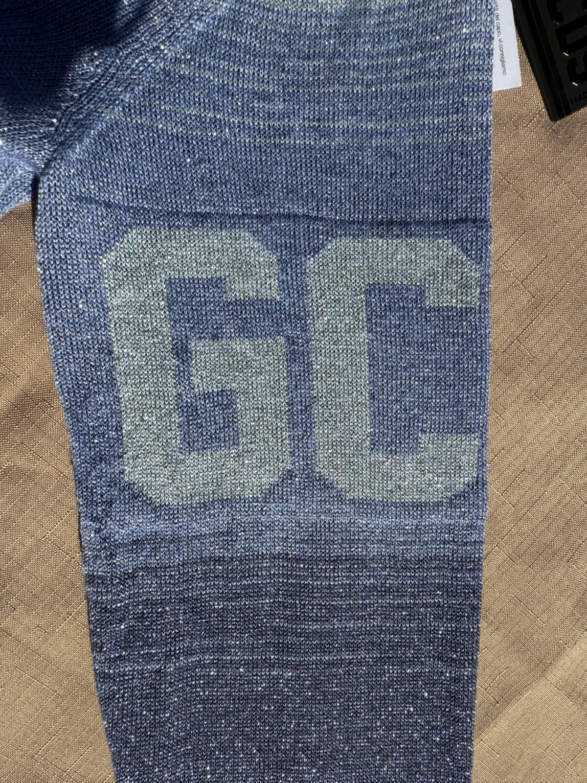 GCDS GCDS Lurex Degrade Logo Cropped Sweater Size S / US 4 / IT 40 - 8 Thumbnail