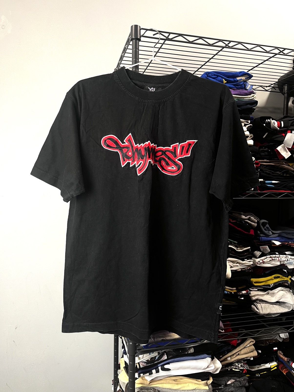 Rap Tees 1990’s Vintage Rhymes Rap T Shirt Eminem Wu Tang Tu pac Size US L / EU 52-54 / 3 - 1 Thumbnail