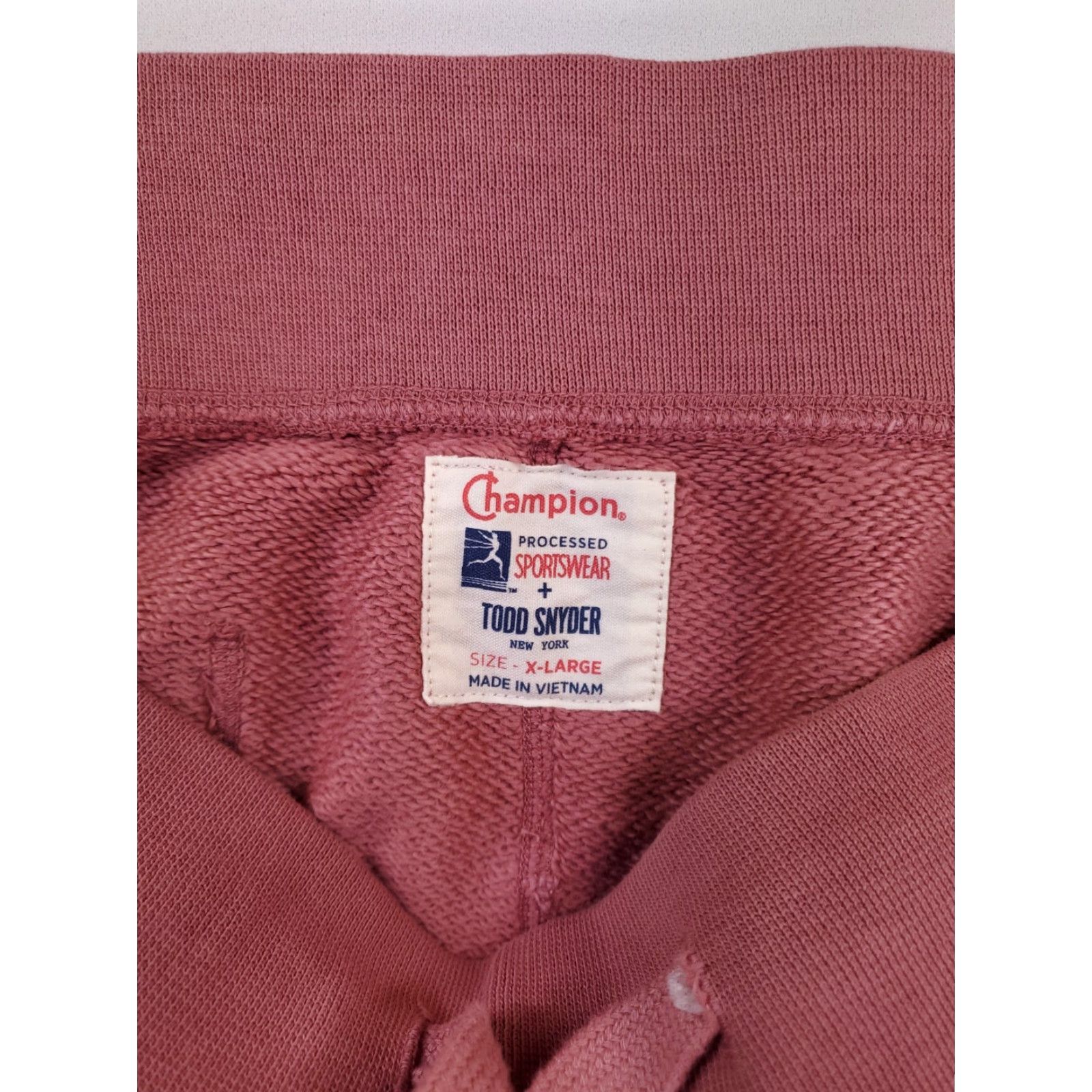 Todd Snyder Champion x Todd Snyder Sweat Pants Sportswear Sweatpants Pink Rose Mens XXL Size US 39 - 4 Thumbnail