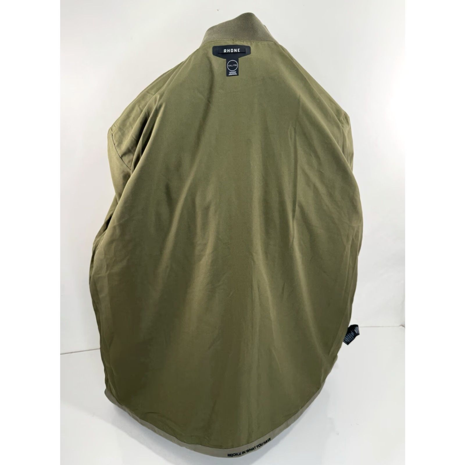 Rhone Rhone Quilted Full Zip Mens XXL Lined Jacket Olive - 2XL | MH Style, Regular Fit, Poly Blend | Mens Jacket US Standard Size 2XL Size US XXL / EU 58 / 5 - 4 Thumbnail