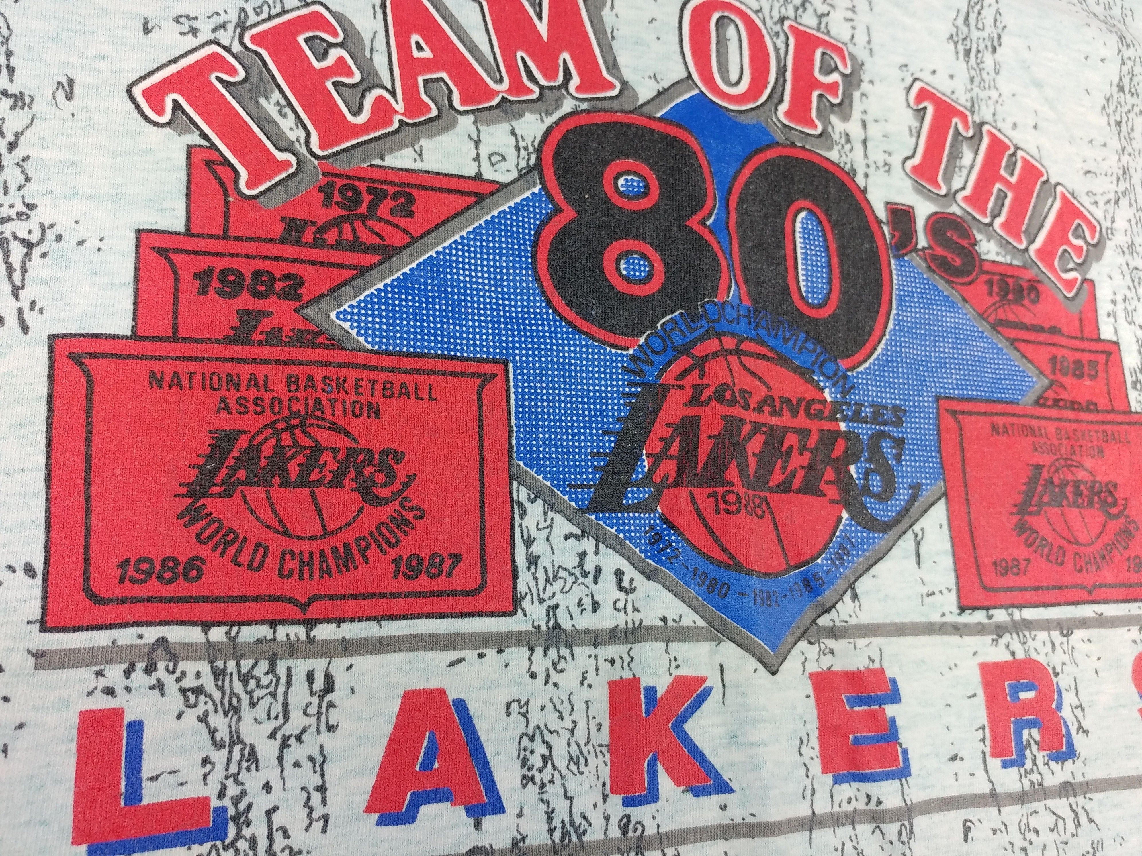 NBA NBA Los Angeles Lakers t-shirt, 1988, vintage basketball L Size US L / EU 52-54 / 3 - 5 Thumbnail