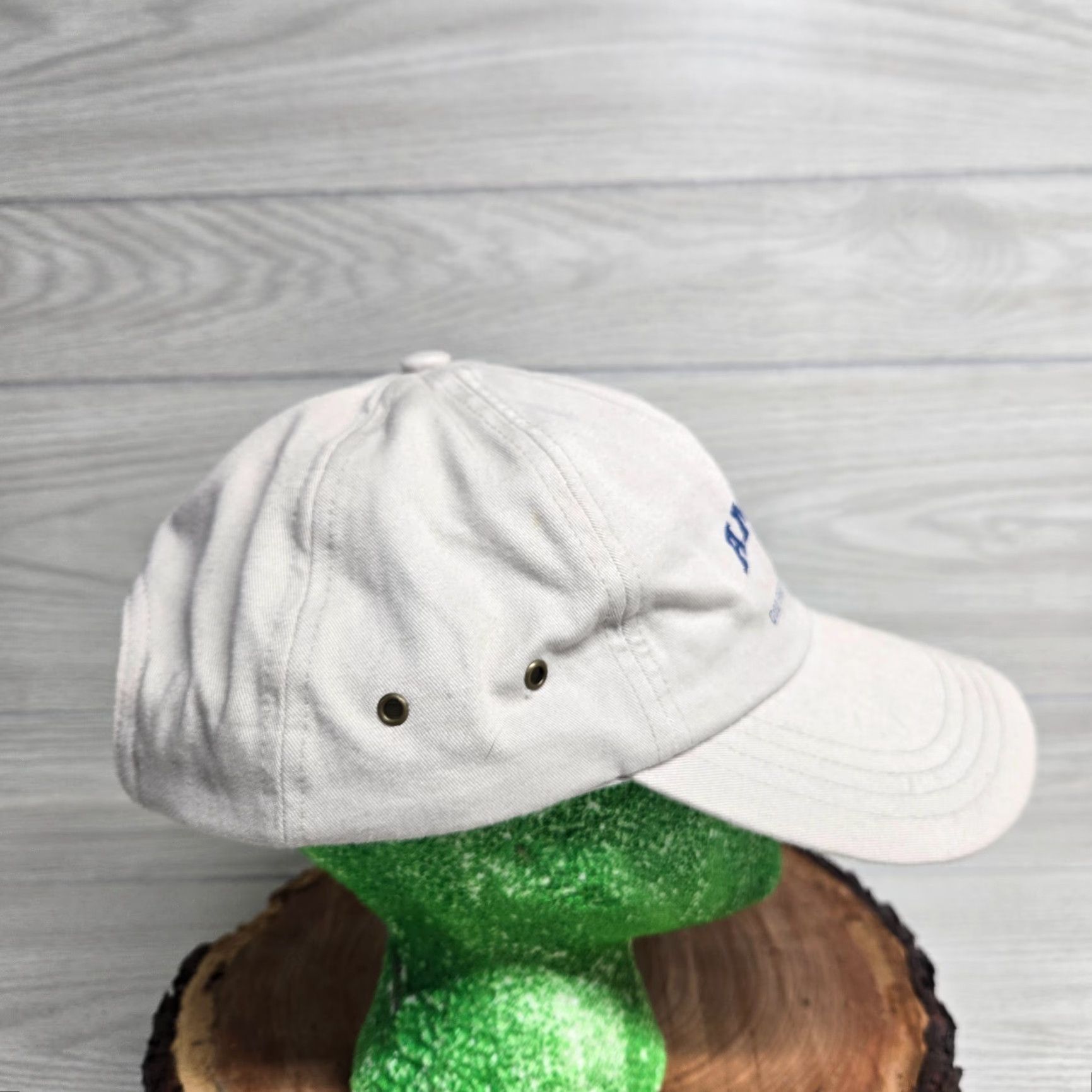 Vintage VINTAGE Baseball Hat Unisex Adjustable White America God Shed His Grace on Thee Cap Mens Womens Adults Adjustable Size White USA Theme Size ONE SIZE - 3 Thumbnail