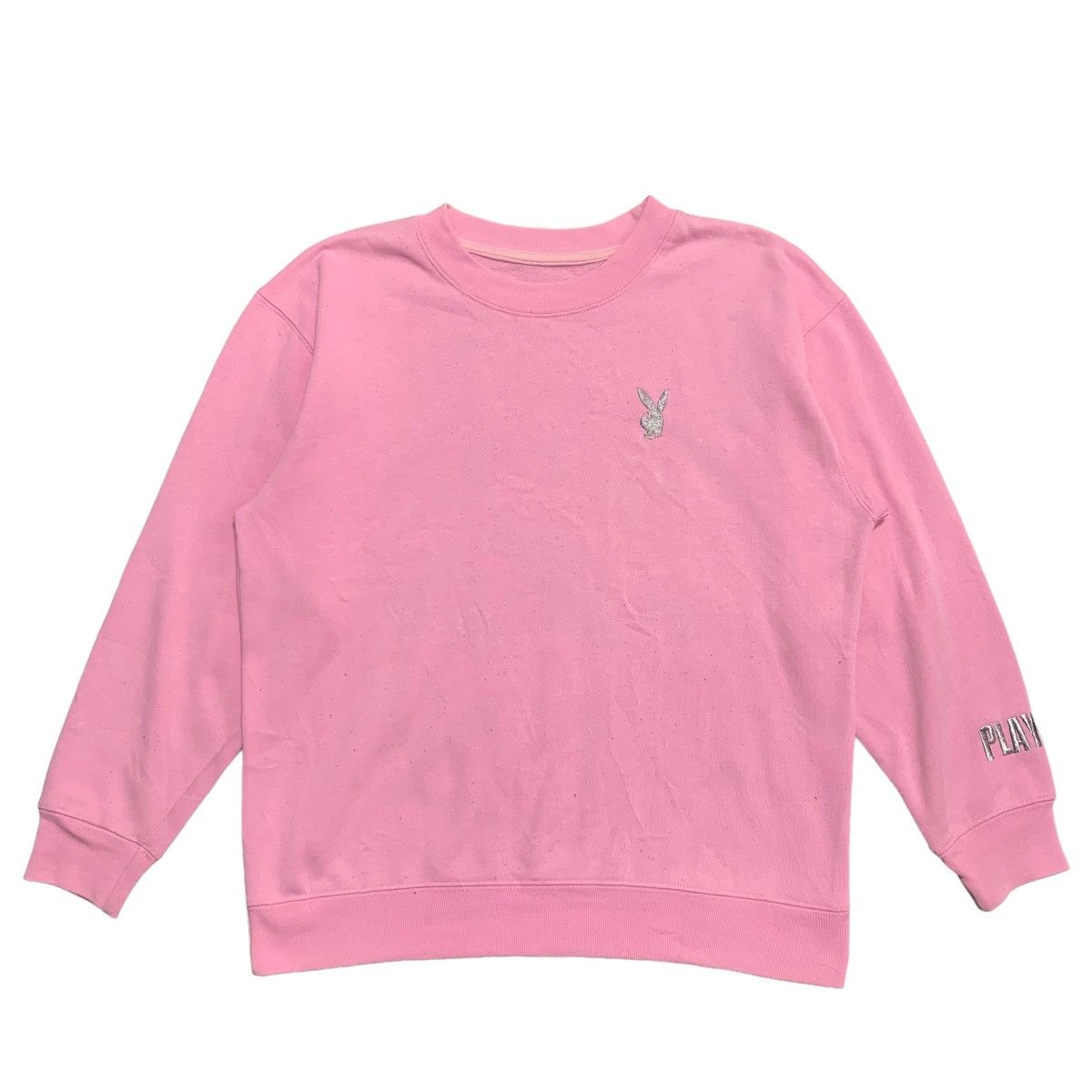 Playboy Vintage Playboy Big Logo Pink Sweatshirt Size US M / EU 48-50 / 2 - 6 Thumbnail