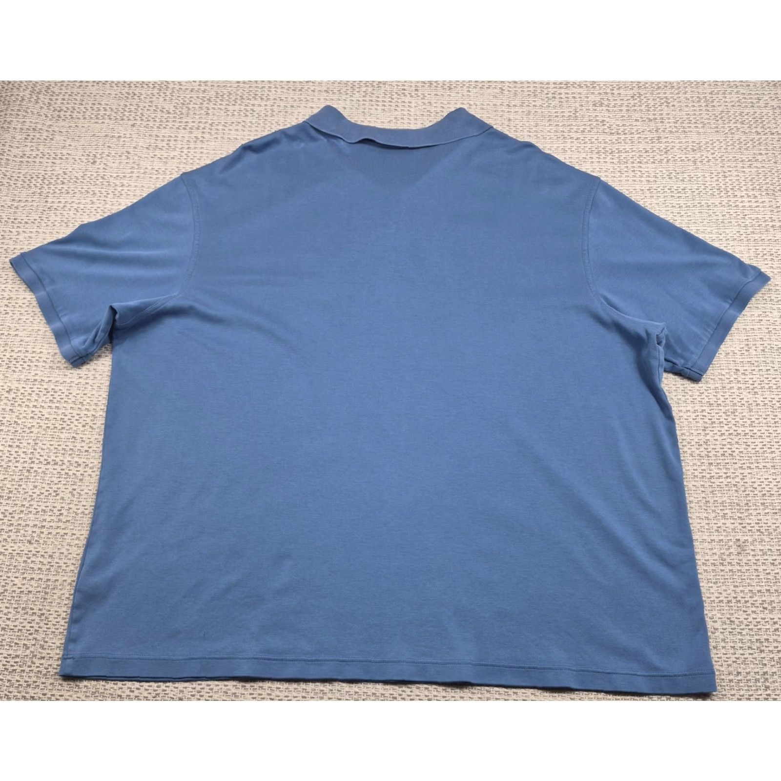 Murano Murano Liquid Luxury Polo Shirt Mens 3XLT Blue Short Sleeve Big Tall Preppy Shirt Size US XXL / EU 58 / 5 - 6 Thumbnail