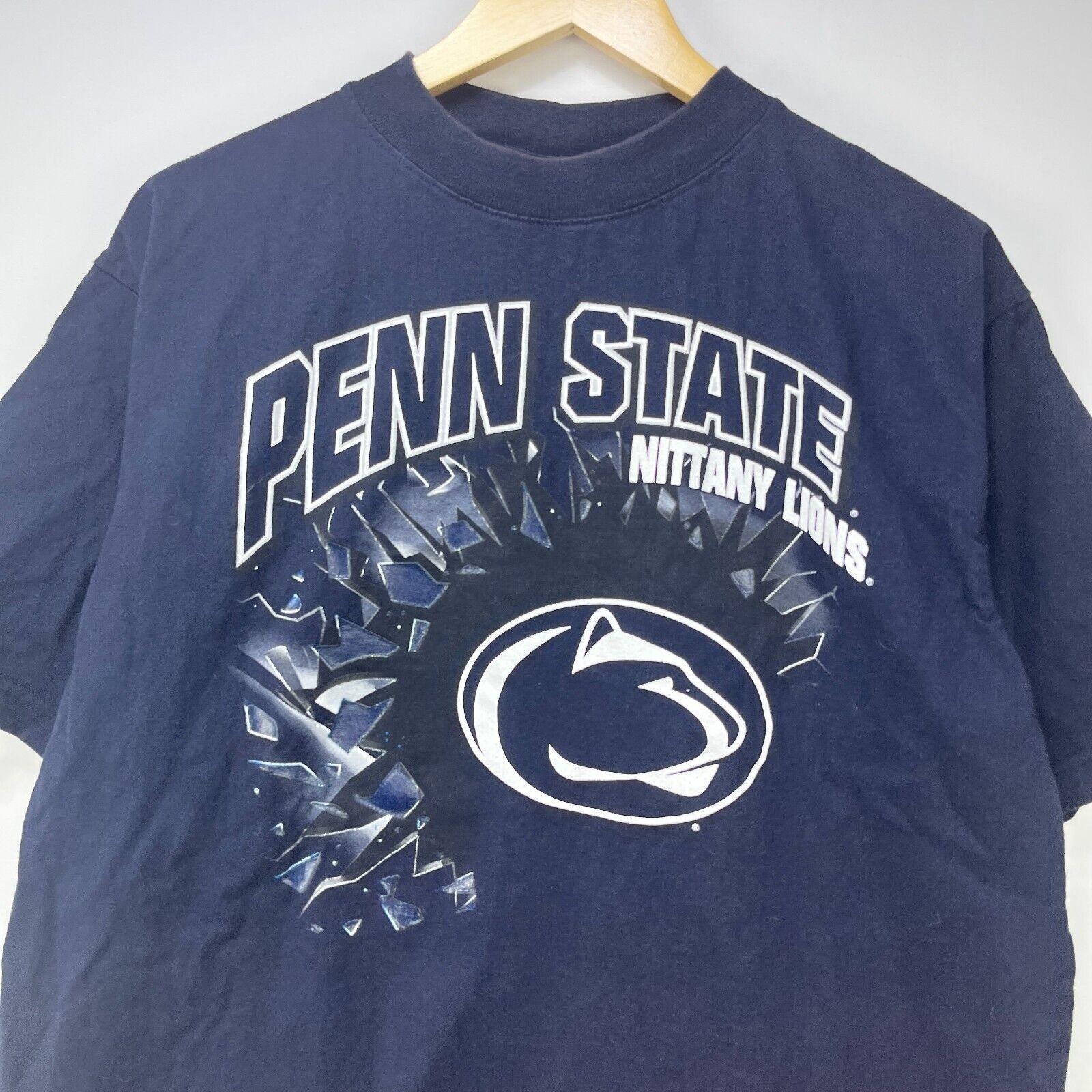 Vintage Vintage 90s Penn State Nittany Lions T-Shirt XL Size US XL / EU 56 / 4 - 2 Thumbnail