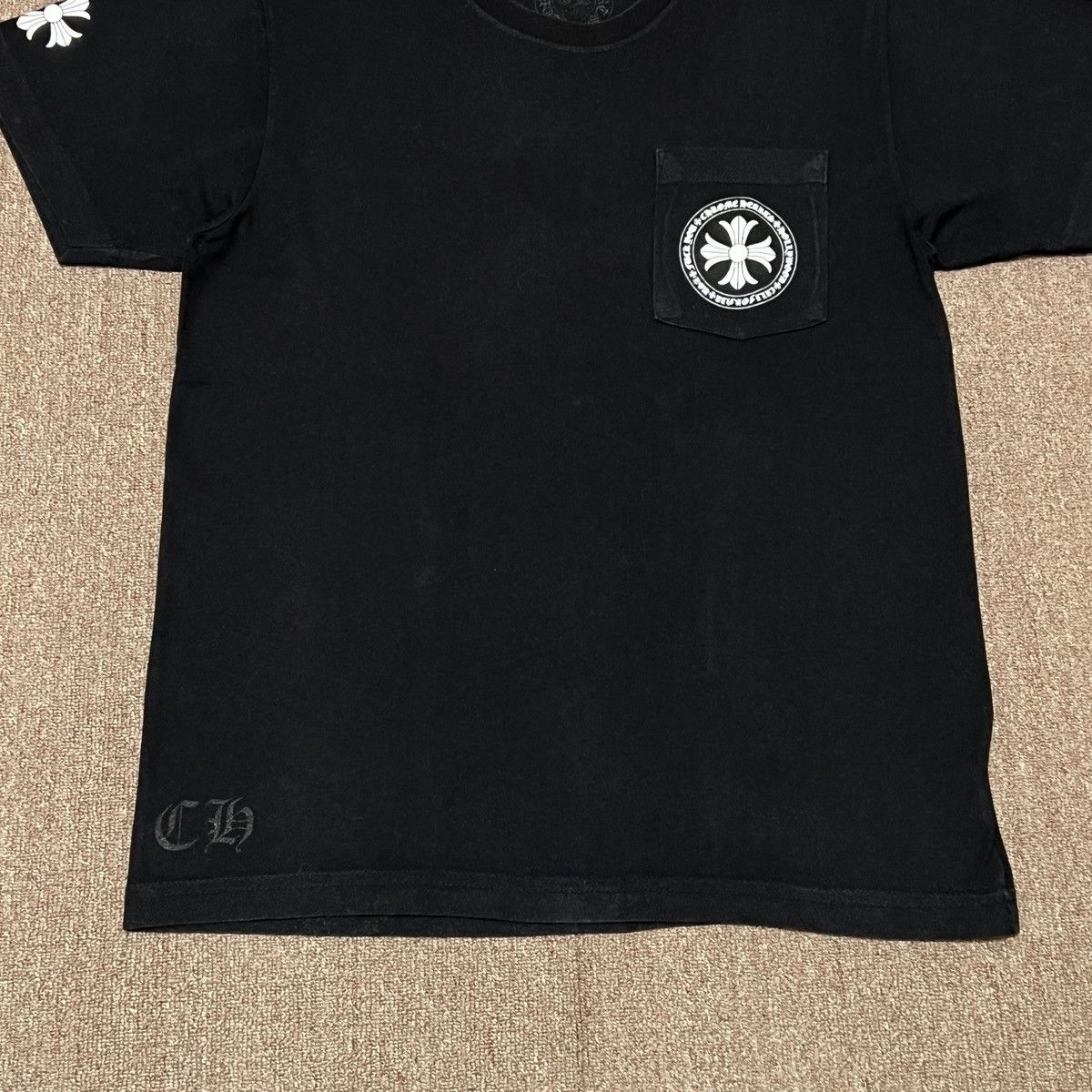 Chrome Hearts cross Logo Vintage Tee