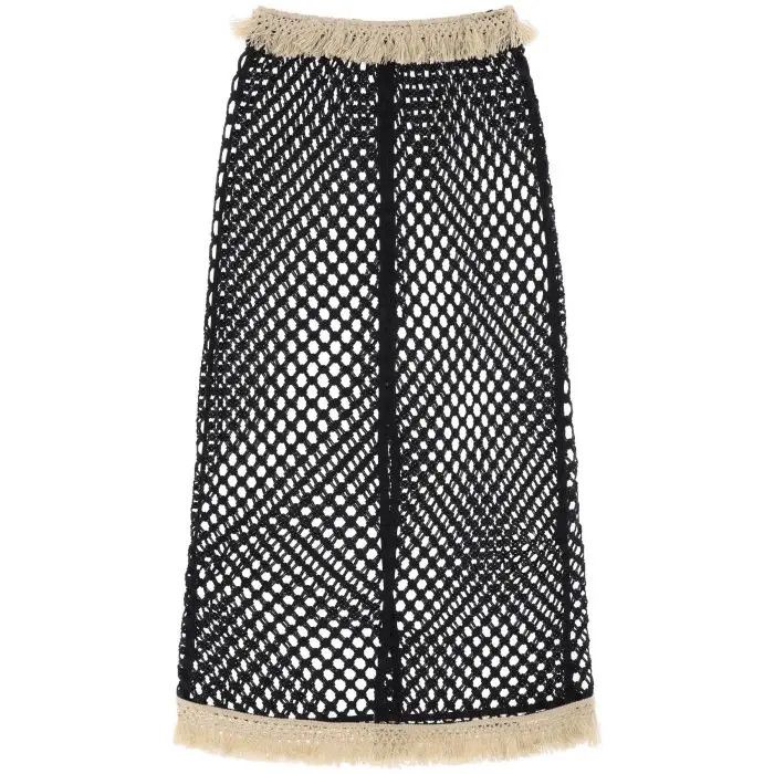 image of By Malene Birger O1S22I1N0424 Maxi Skirt In Black, Women's (Size 36)