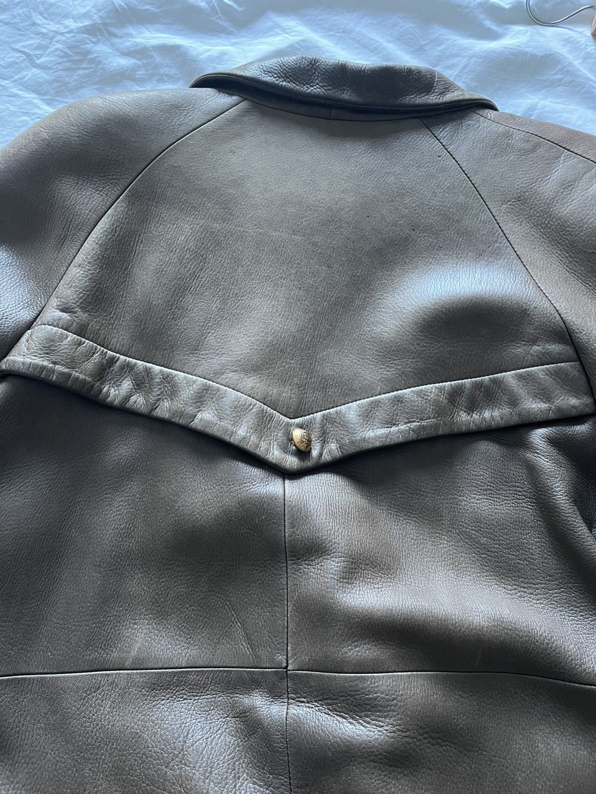 Harley Davidson Vintage Harley Davidson Double Breasted Leather Jacket Size US L / EU 52-54 / 3 - 6 Thumbnail