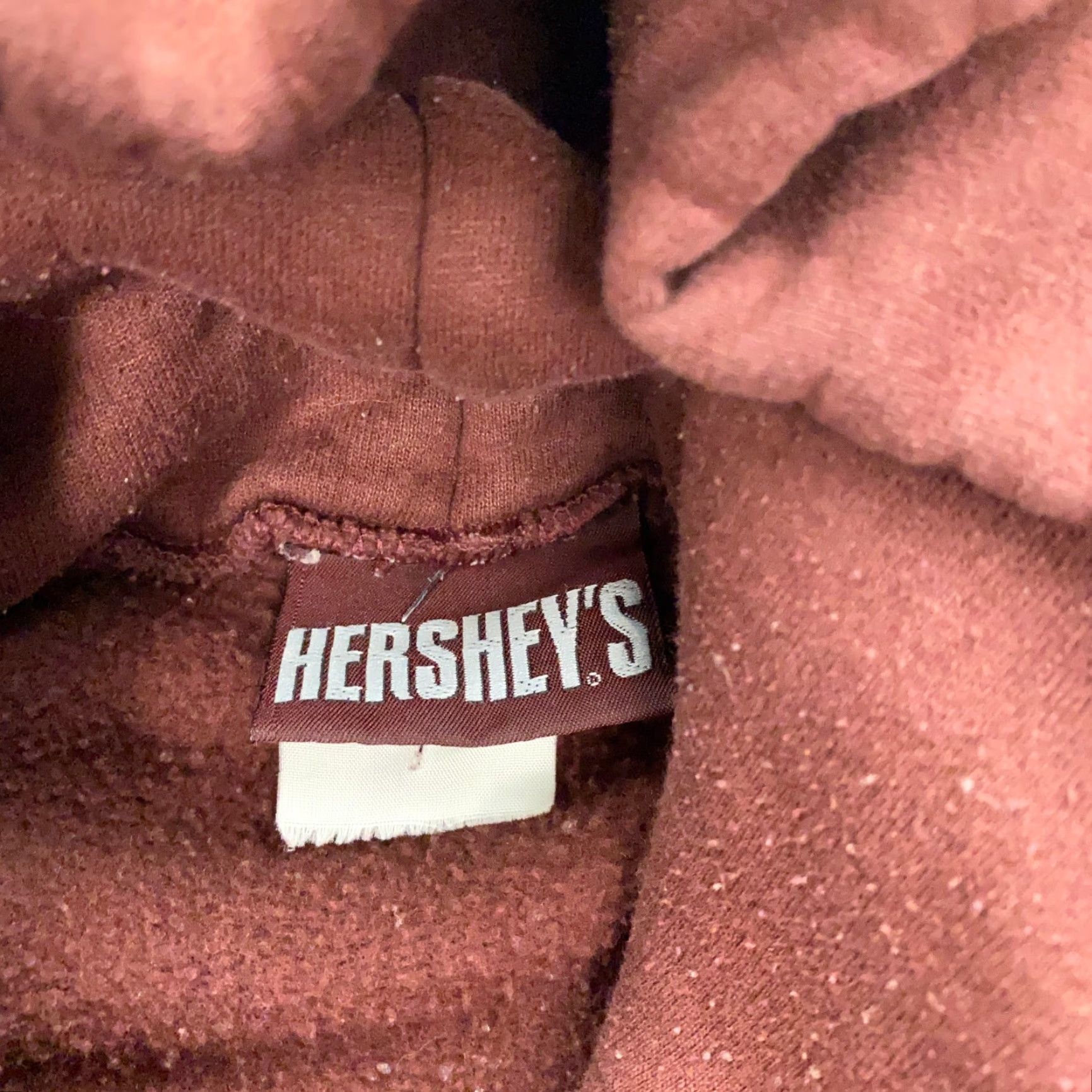 Vintage VINTAGE Hershey's Hoodie Mens 2XL Pullover Sweatshirt Fall Brown Logo Fleece Size US XXL / EU 58 / 5 - 4 Thumbnail
