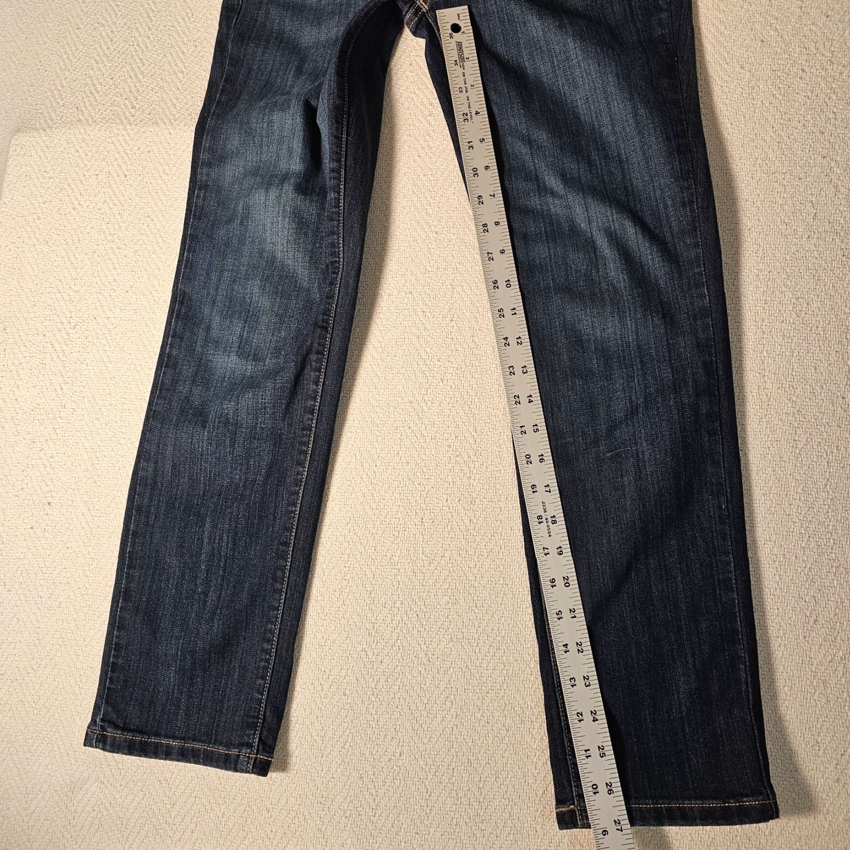 Vintage Simply Vera Wang Jeans Capri Size 4 Denim Dark Wash Stretch Body? Wait Size 27" / US 4 / IT 40 - 6 Thumbnail