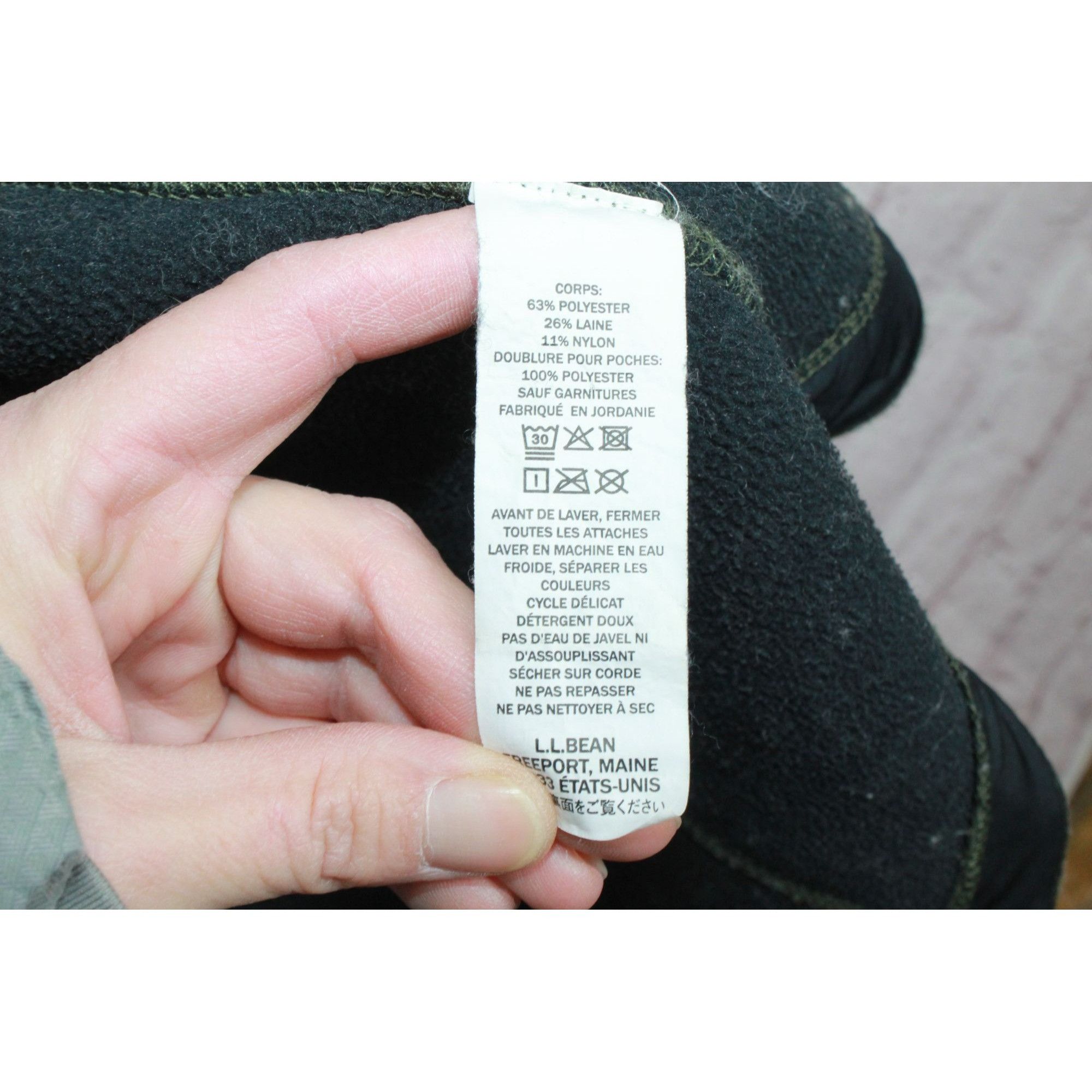 L.L. Bean LL Bean WoolTek Coat Hooded Deep Forest Heather Size S / US 4 / IT 40 - 8 Thumbnail
