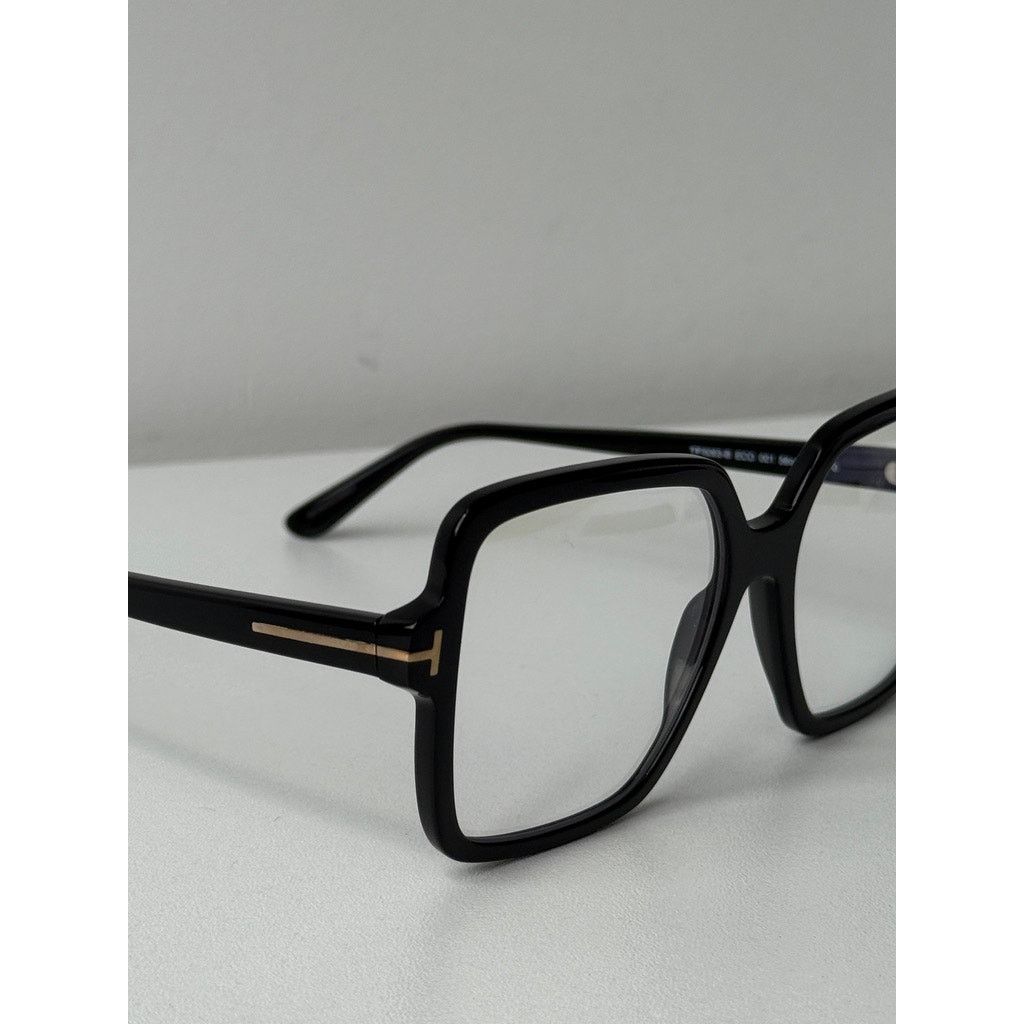 Tom Ford NEW Tom Ford FT6063-B 001 Square Bluelight Frames in Black Size ONE SIZE - 6 Thumbnail