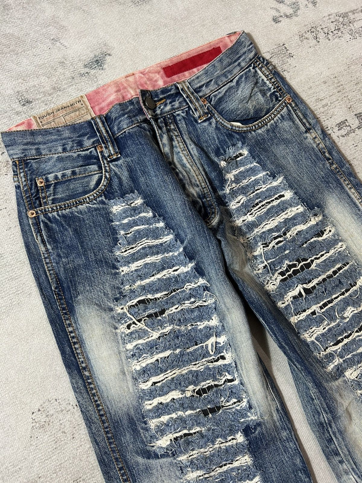 PPFM 2000s Seditionaries Distressed Tough Jeans Smith Size US 31 - 3 Thumbnail