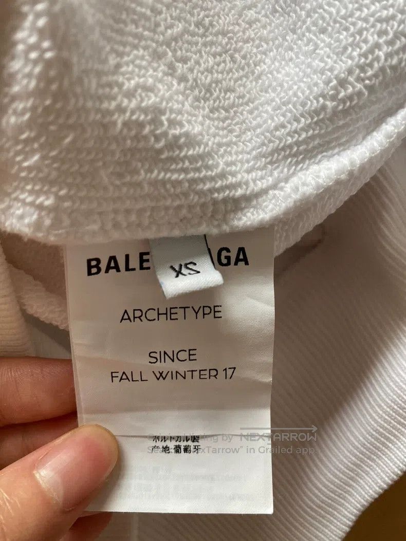 Balenciaga Balenciaga Sweatshirt Back Letter Logo Printed Sweatshirt Size US XS / EU 42 / 0 - 2 Thumbnail