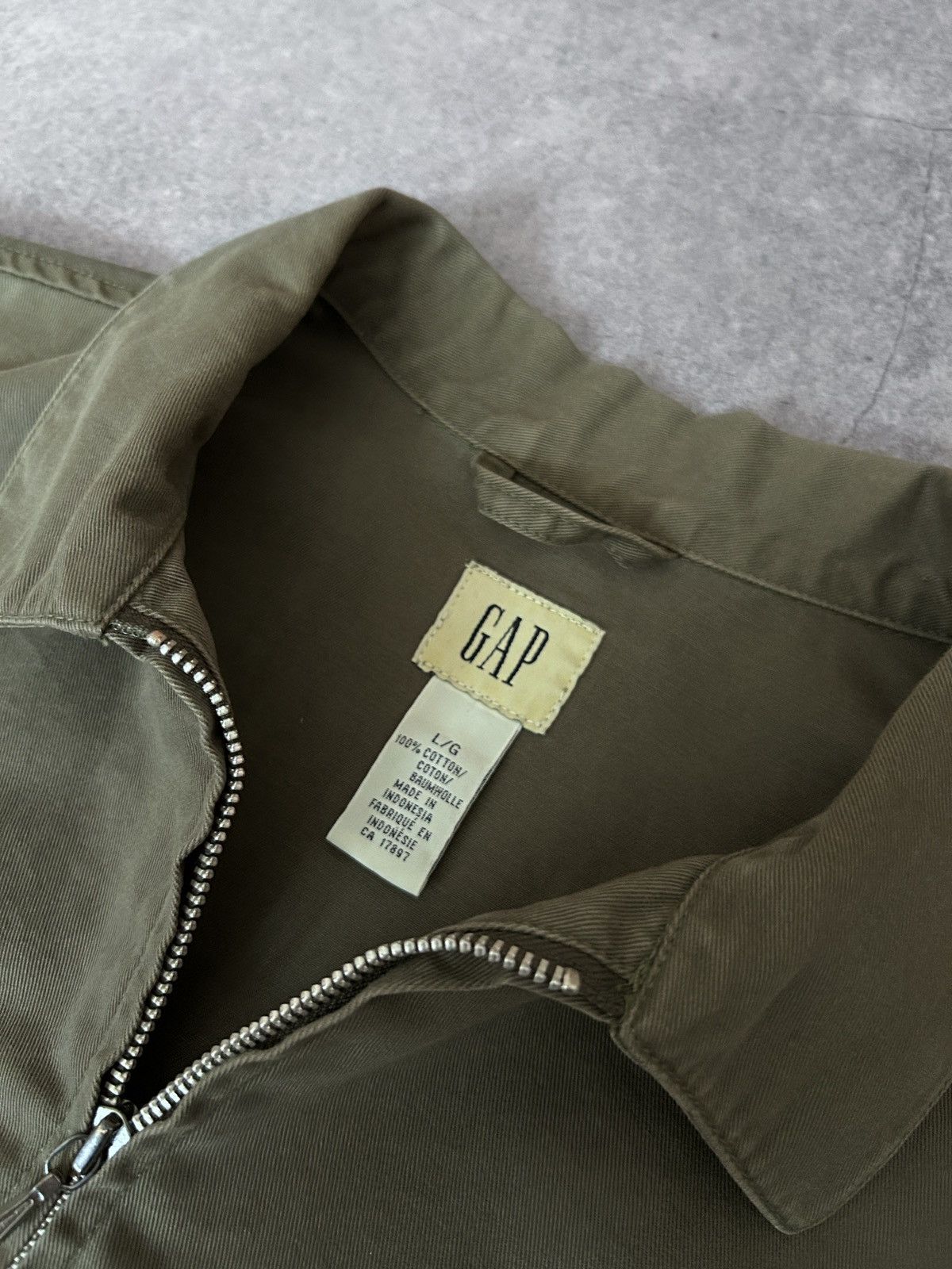 Gap Vintage Gap archive bombers cotton jacket army Yeezy style Size US M / EU 48-50 / 2 - 5 Thumbnail