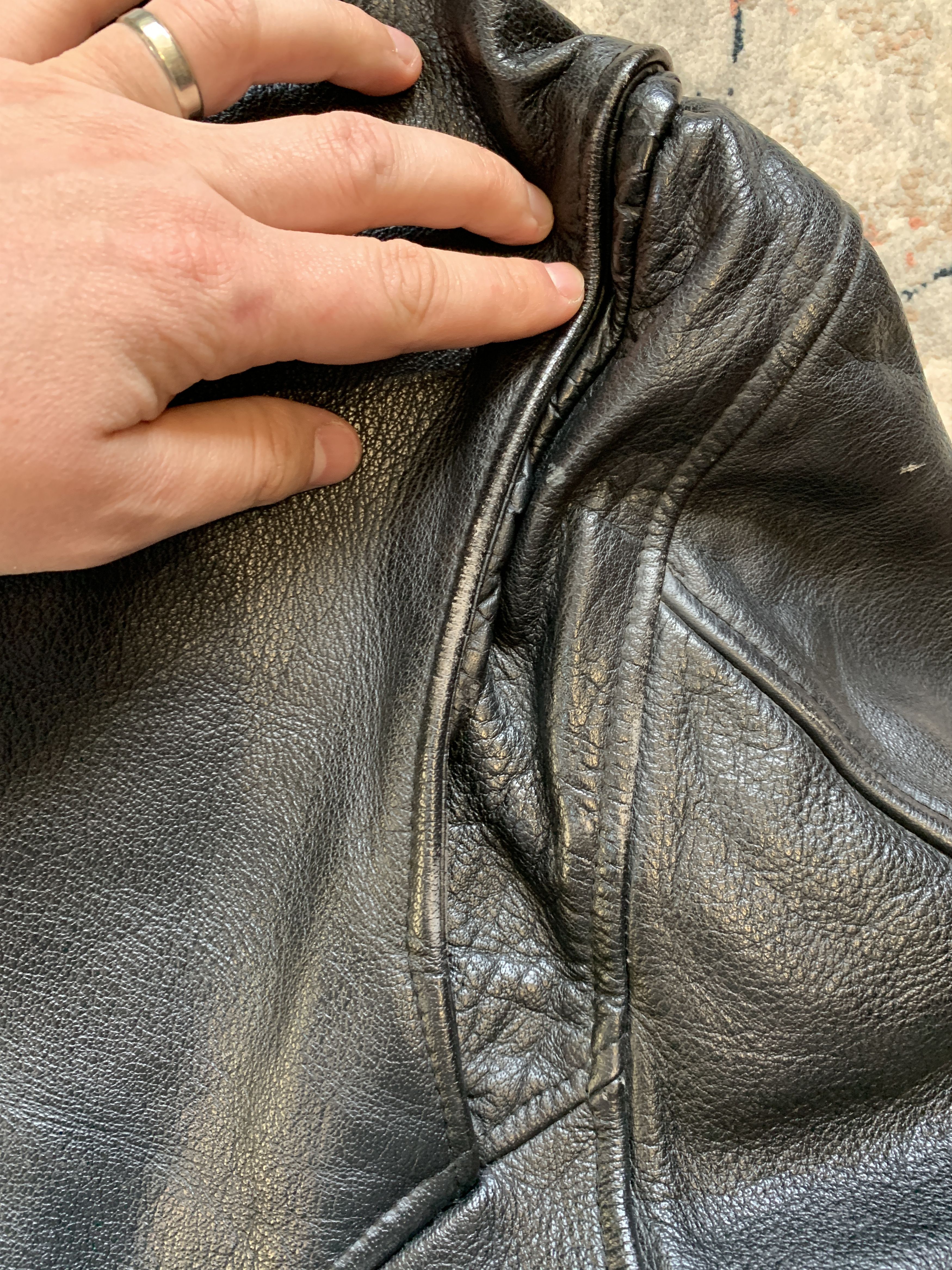 Vintage Vintage SHIC SKINN Moto Biker Leather Jacket Size US XXL / EU 58 / 5 - 15 Thumbnail