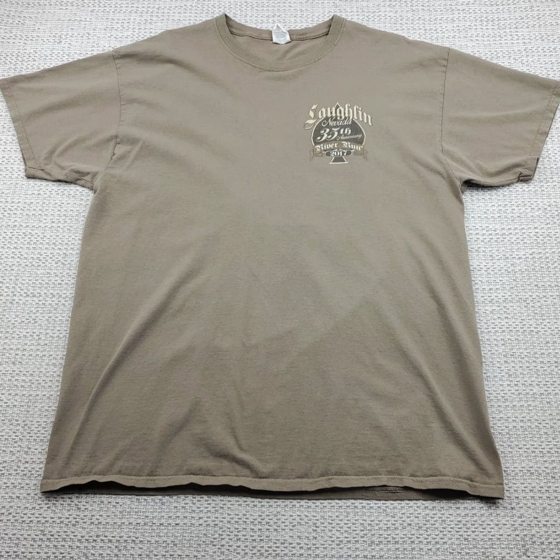 Vintage Laughlin Nevada River Run 35th Rally 2017 Biker T Shirt Mens XL Short Sleeve USA Made Size US XL / EU 56 / 4 - 3 Thumbnail