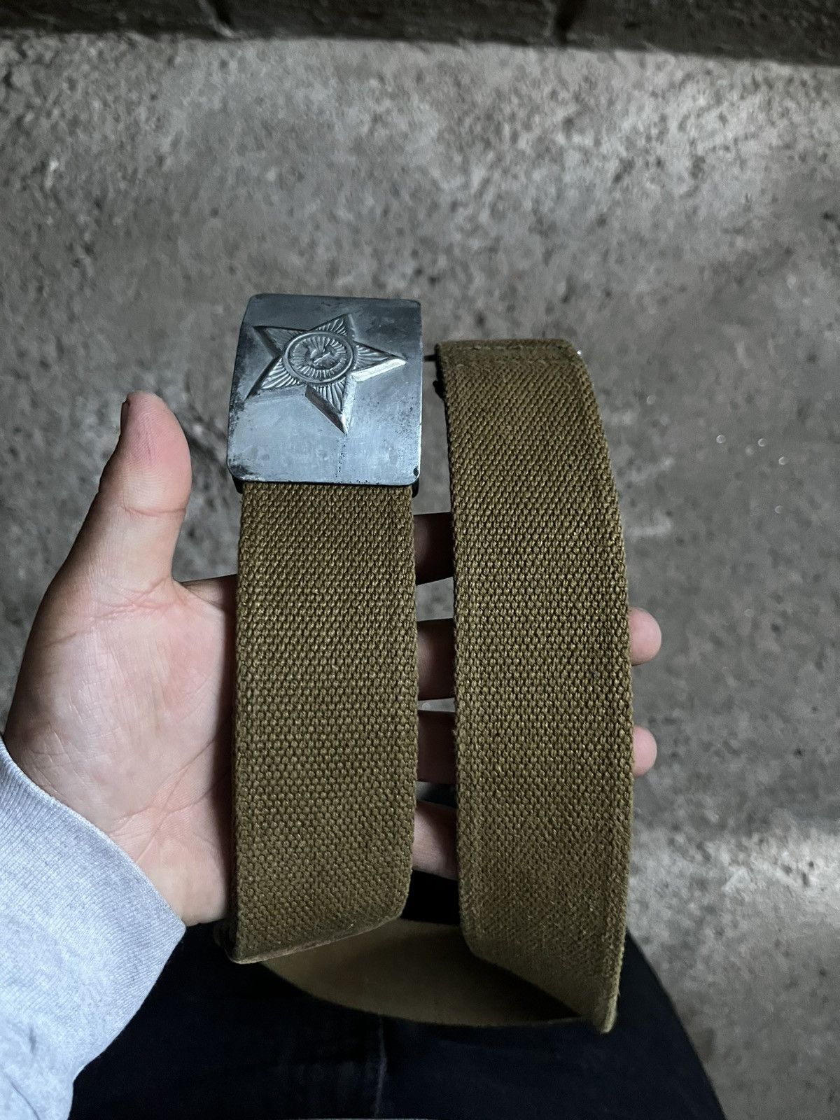 Other Soviet Military Belt M69 (1969–1980s) “Red Star” 🇷🇺 Size 36 - 6 Thumbnail