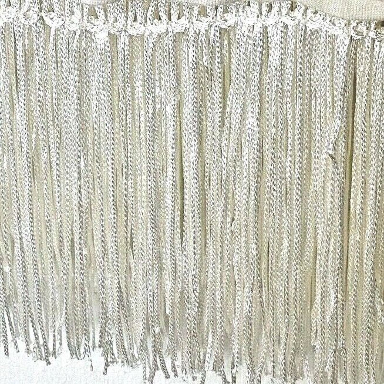 Other Heart & Hips Sleeveless Cream Scoop Neck Braided Fringe Top Size S / US 4 / IT 40 - 3 Thumbnail