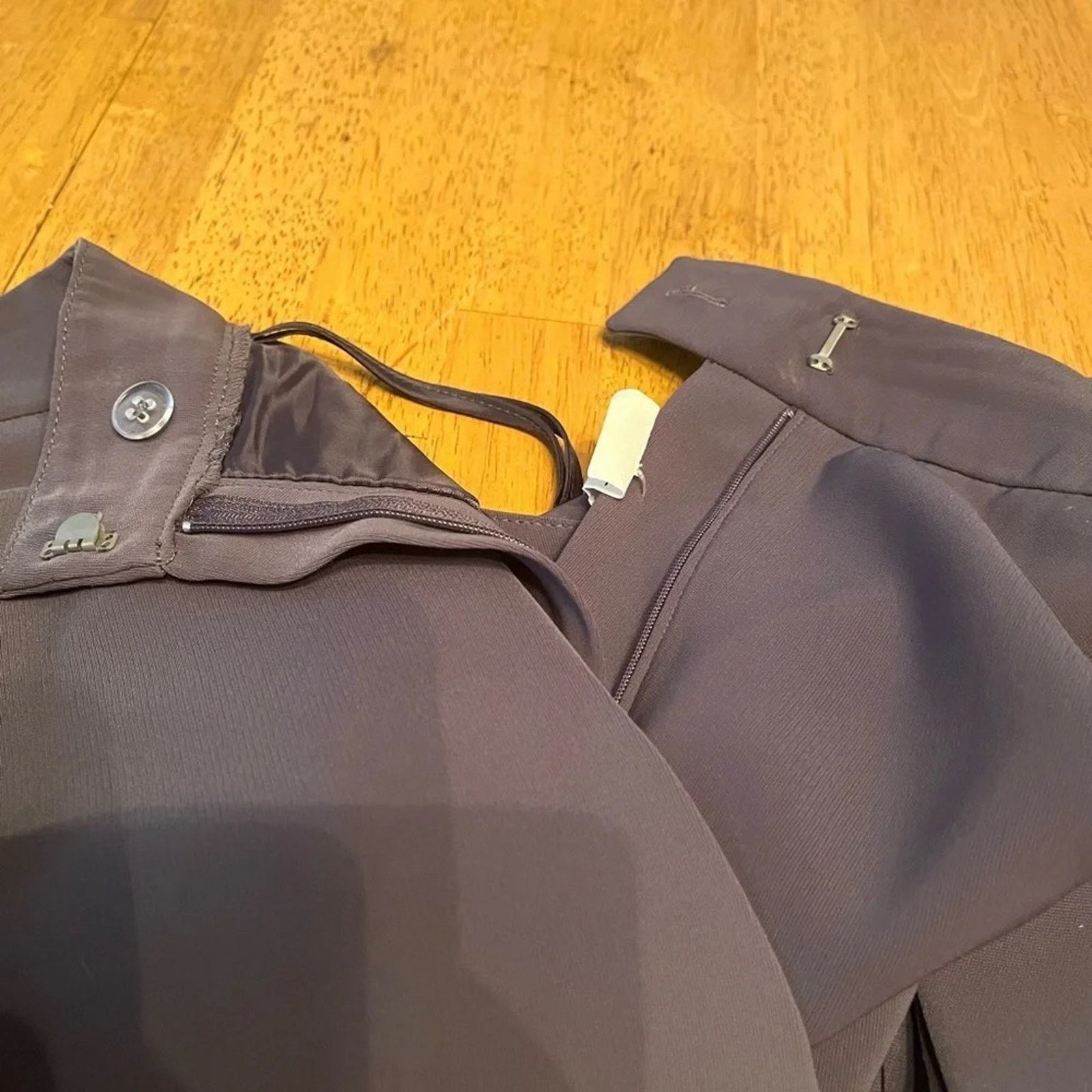 The Unbranded Brand Kasper Fieldstone Grey dress pants, size 8 Size 30" / US 8 / IT 44 - 2 Thumbnail