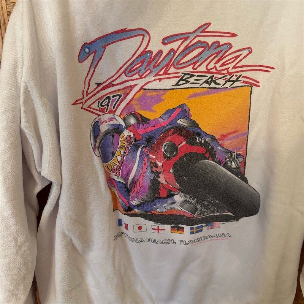 Pacsun Daytona Beach Motorcycle Racing Graphic Pullover Ho Size US XXL / EU 58 / 5 - 4 Thumbnail