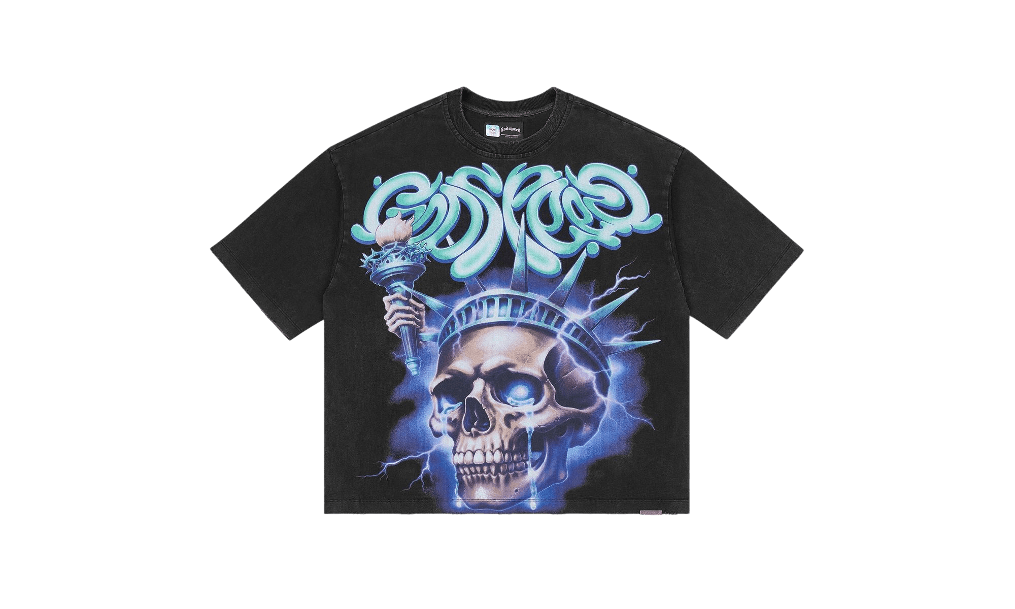 Godspeed Liberty Tears Black T-Shirt Size US L / EU 52-54 / 3 - 1 Thumbnail