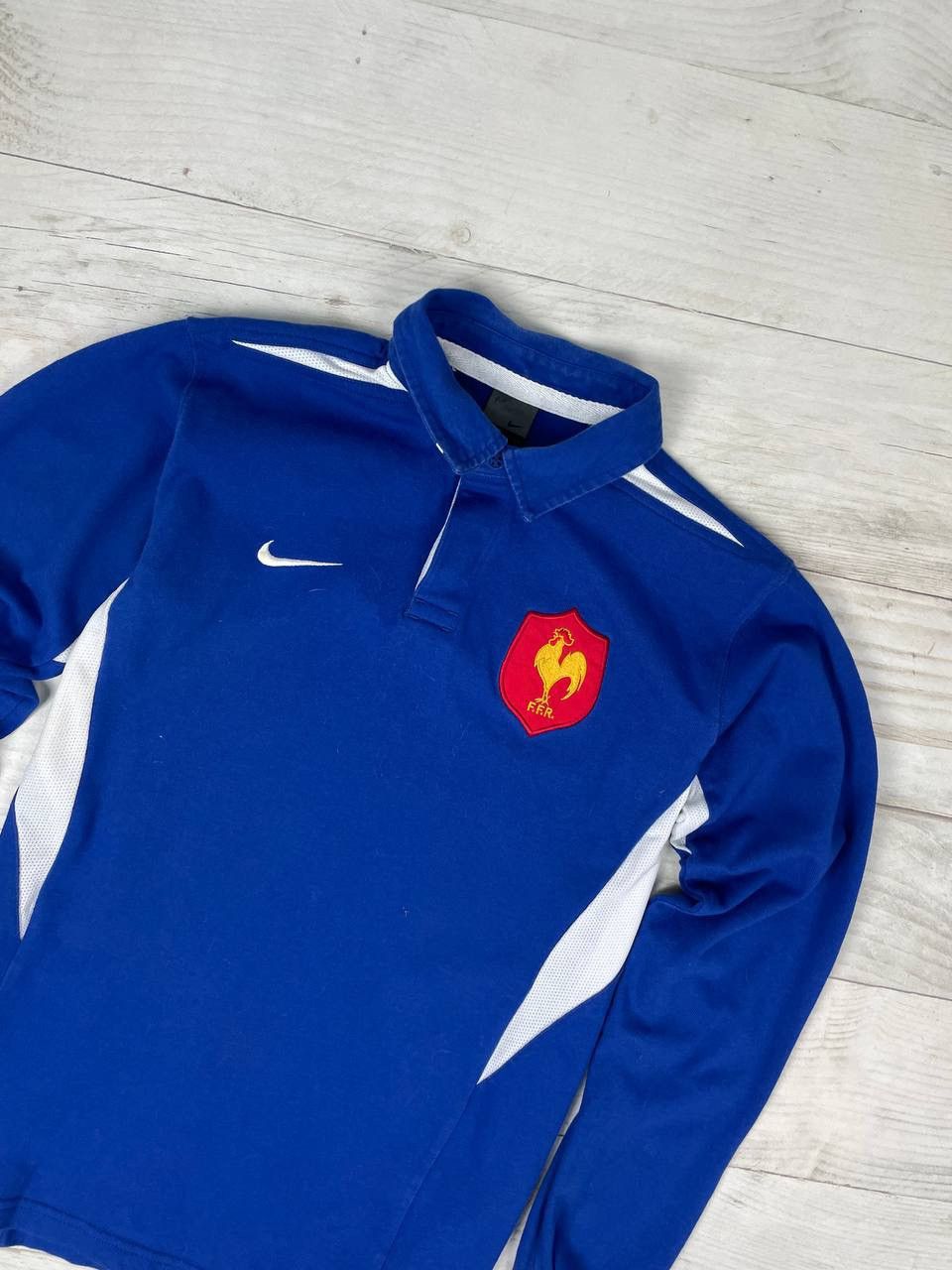 Nike Vintage Nike France 2003 2005 Rugby Jersey Long Sleeve Shirt Size US S / EU 44-46 / 1 - 2 Thumbnail