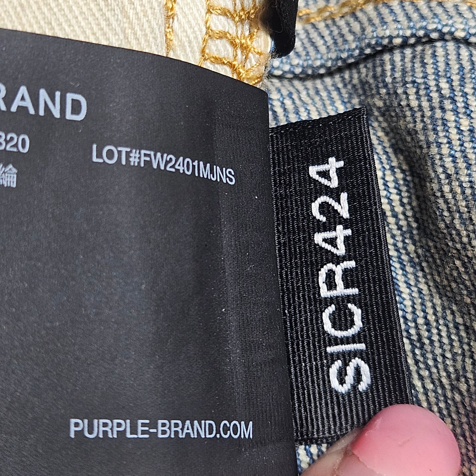 Purple Brand Purple Brand Men P001 Skinny fit Light Indigo Vintage Wash 3 Size US 32 / EU 48 - 14 Thumbnail
