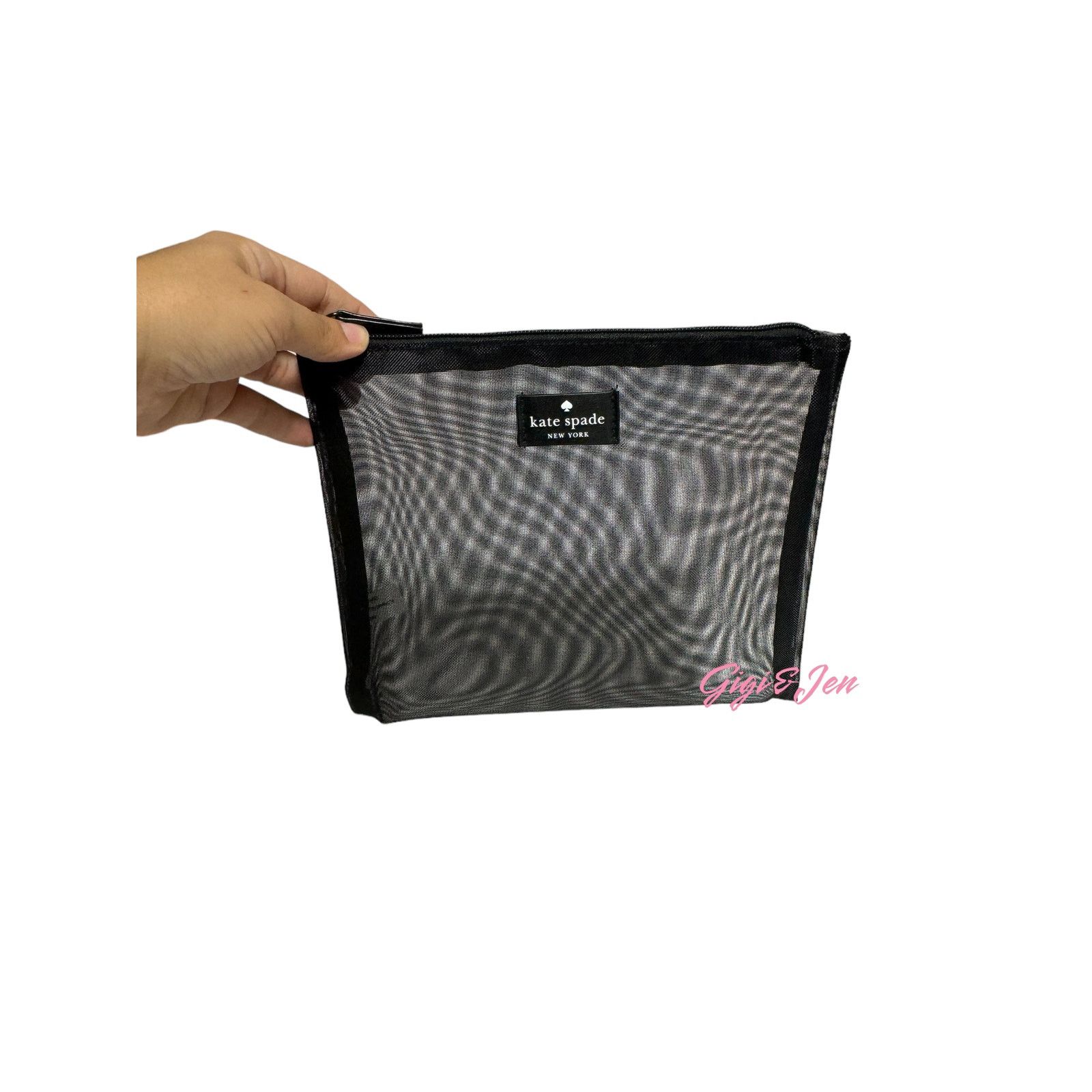 Kate Spade Kate Spade mesh black pouch New Size ONE SIZE - 2 Thumbnail