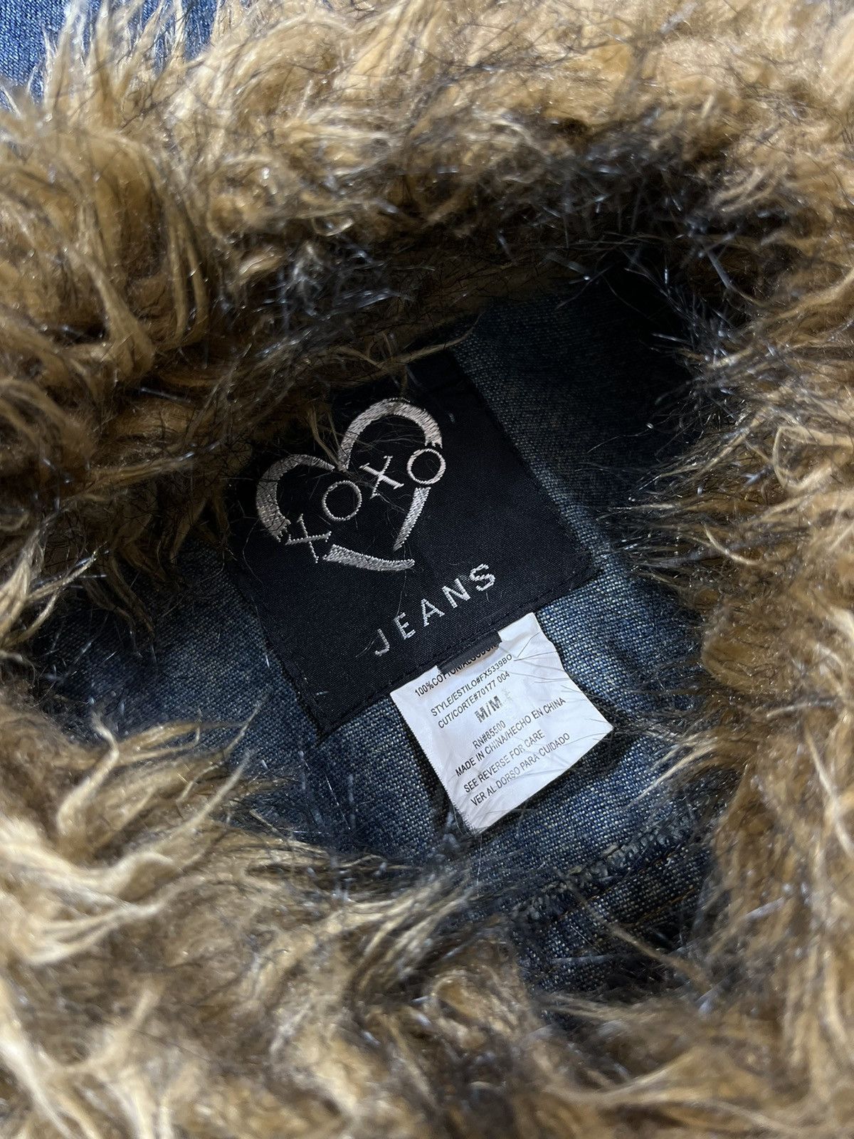 Beauty Beast XoxoJeans Fur Cropped Denim Jacket Size US M / EU 48-50 / 2 - 6 Thumbnail