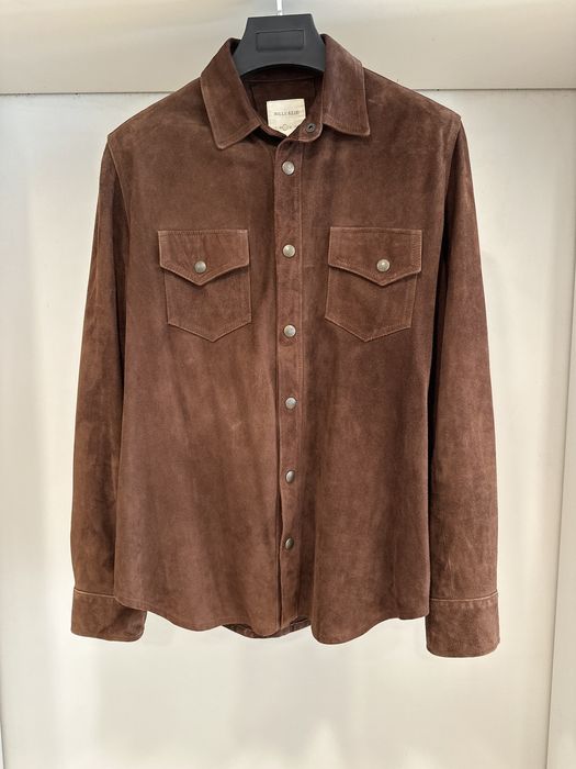 Billy Reid Billy Reid Suede Workshirt Grailed