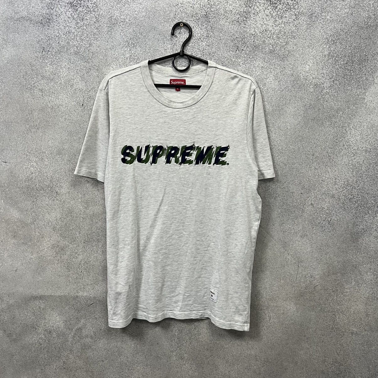 Supreme Supreme T-Shirt Big Logo Grey Size M Size US M / EU 48-50 / 2 - 1 Thumbnail