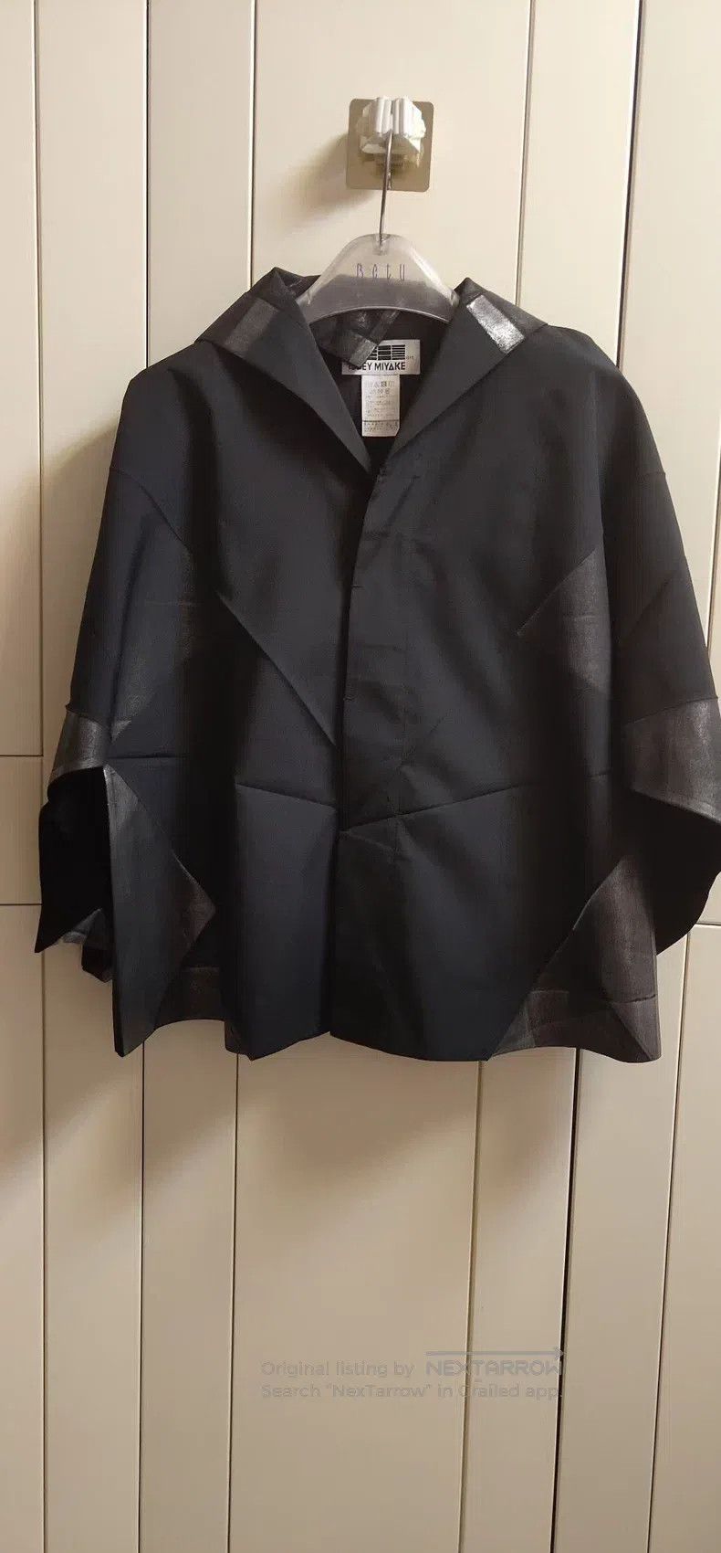 Issey Miyake Issey Miyake Black and Silver Patchwork Cardigan Size L / US 10 / IT 46 - 1 Thumbnail