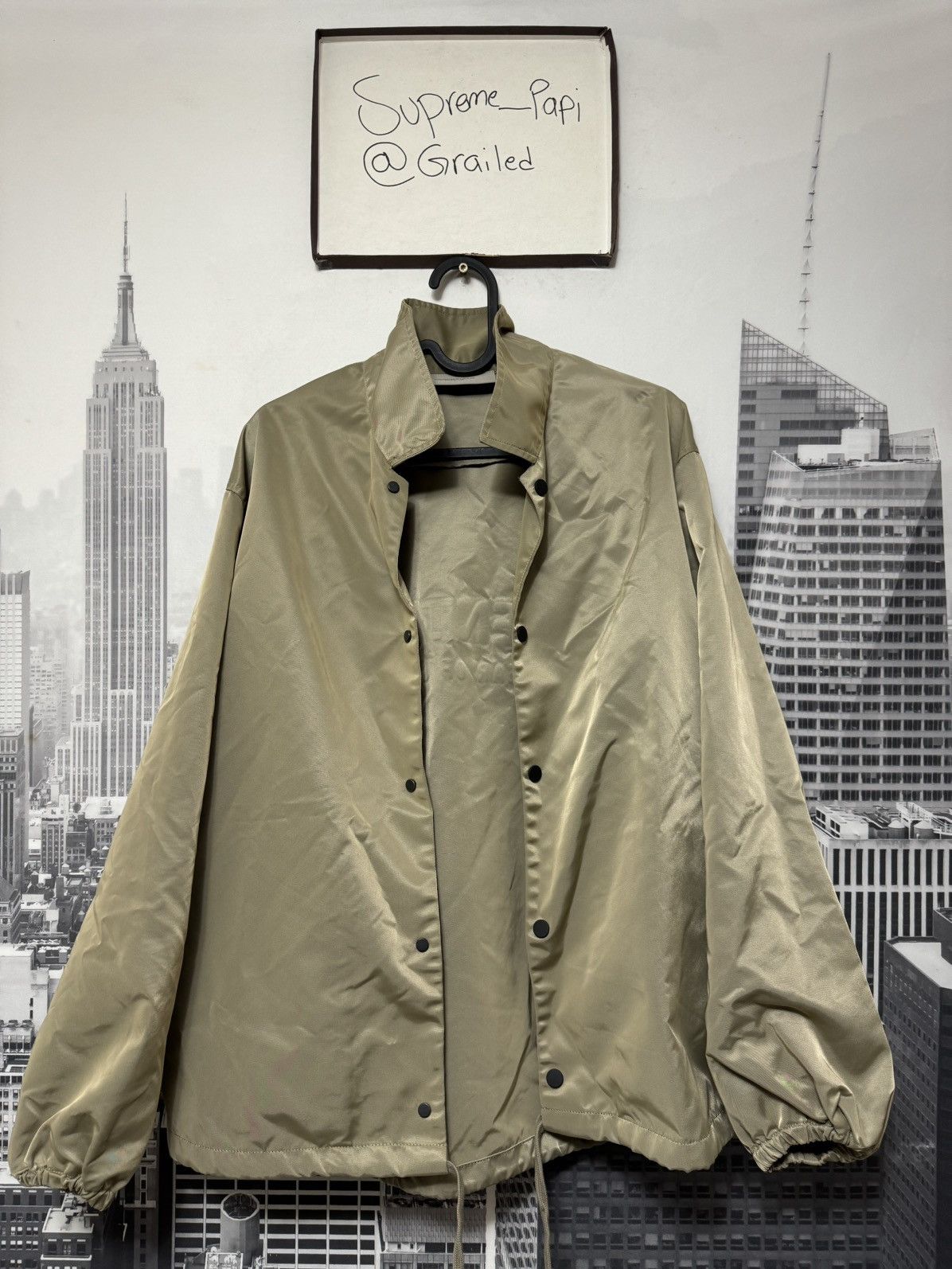 Fear of God Fear of God Essentials Coaches Jacket SZ XS Oak 💥 Size US XS / EU 42 / 0 - 5 Thumbnail