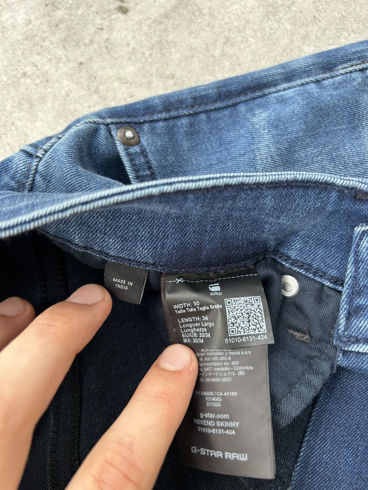 G-Star GSTAR REVEND SKINNY Size US 30 / EU 46 - 7 Thumbnail