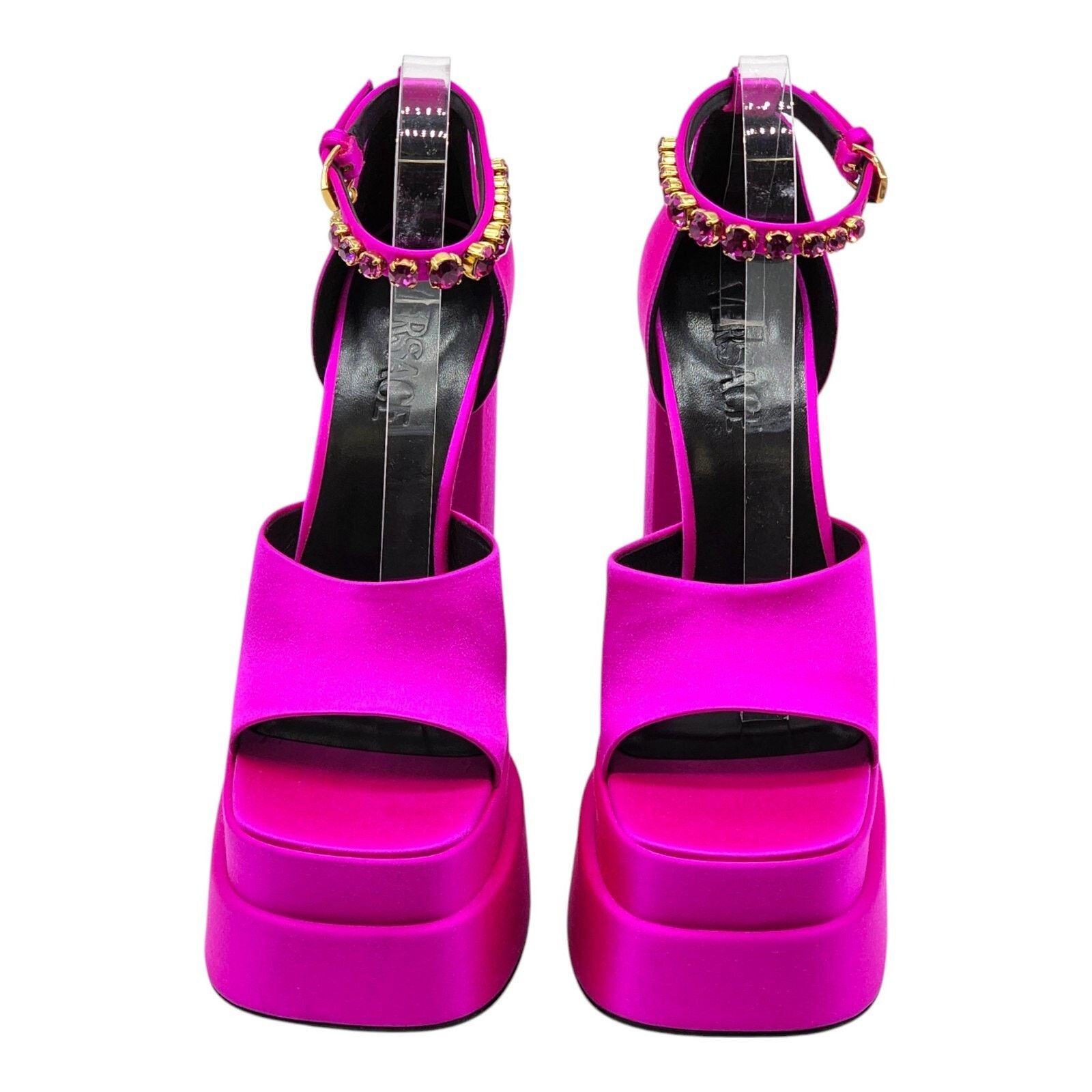 Versace Medusa Aevitas Double Platform Pumps Pink EU 37 US 7 $1445 Size US 7 / IT 37 - 3 Thumbnail