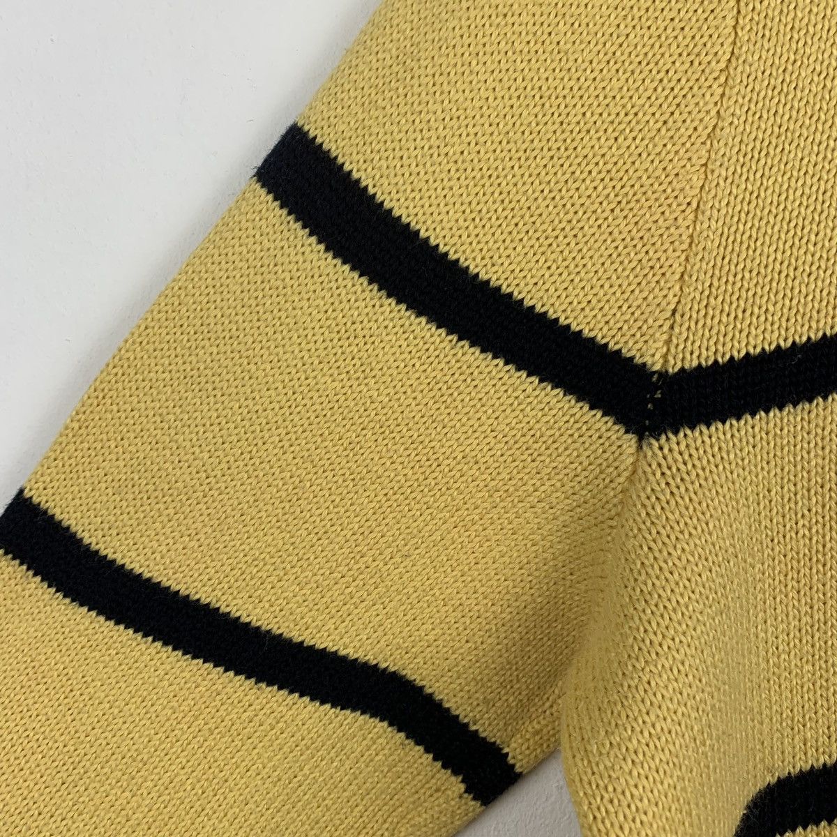 Polo Ralph Lauren Vintage Polo Ralph Lauren Quarter Zip Knit Striped Sweater Size US S / EU 44-46 / 1 - 13 Thumbnail