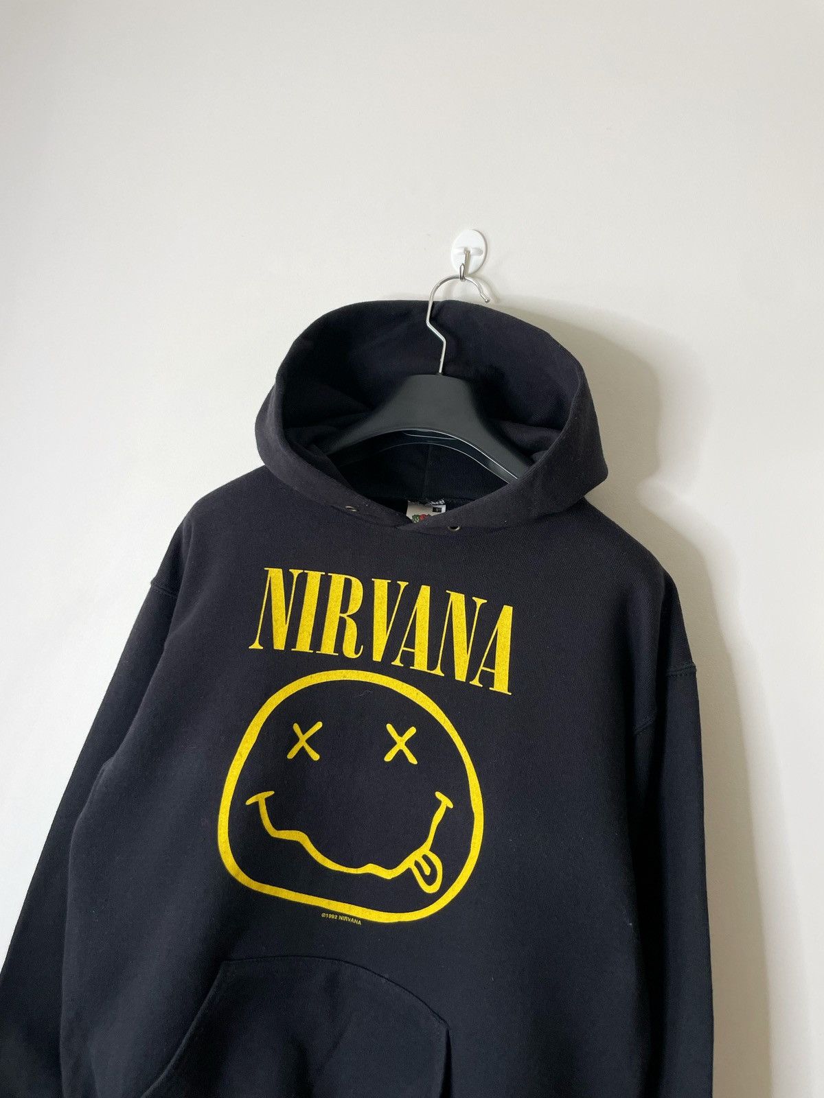 Nirvana VTG Nirvana Smile Face 1992 Kurt Cobain Boxy Fit Hoodie Size US S / EU 44-46 / 1 - 5 Thumbnail