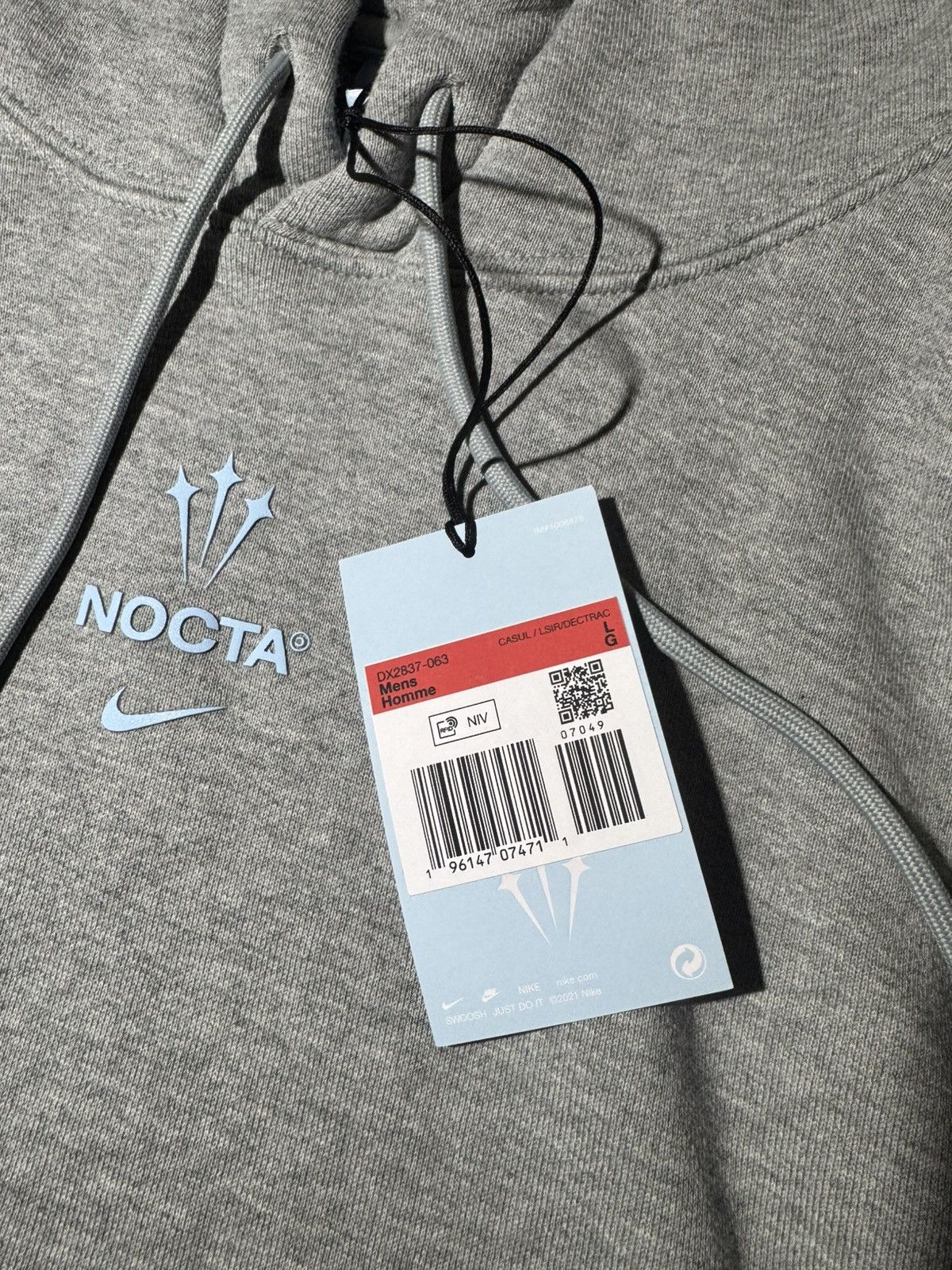 NOCTA × Nike Nike x Nocta Basketball Hoodie Dark Grey Heather Size US L / EU 52-54 / 3 - 3 Thumbnail