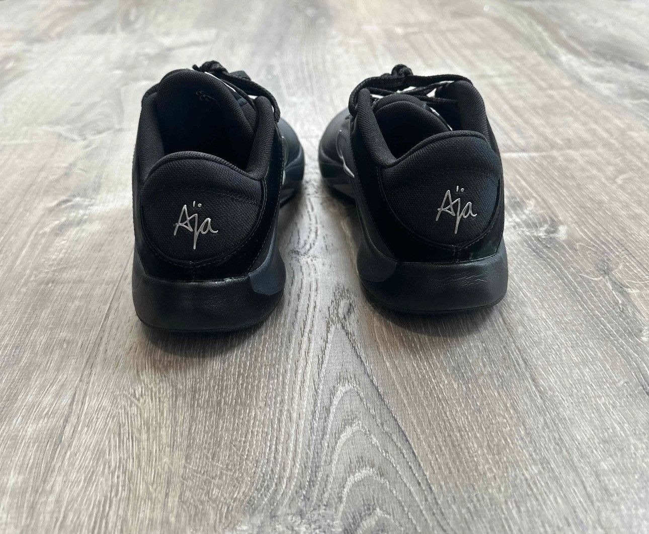 Nike Nike A’One Black Metallic/Silver Size US 7.5 / IT 37.5 - 4 Thumbnail