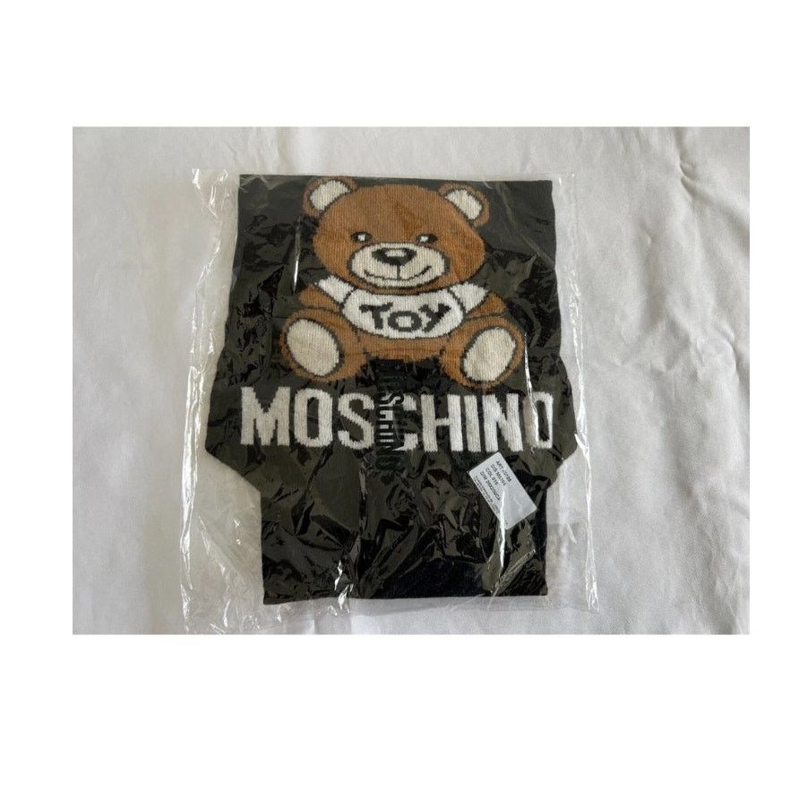 Moschino Moschino Couture Jeremy Scott Teddy Bear Scarf Tie Shaped Size ONE SIZE - 2 Thumbnail