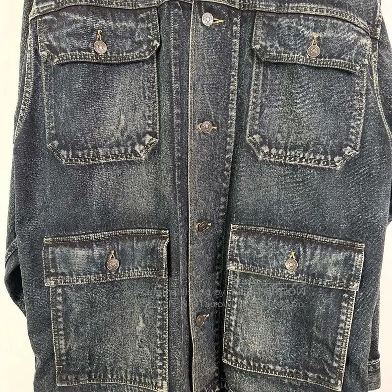 Balenciaga Balenciaga News Embroidered Logo Denim Jacket Size US S / EU 44-46 / 1 - 7 Thumbnail