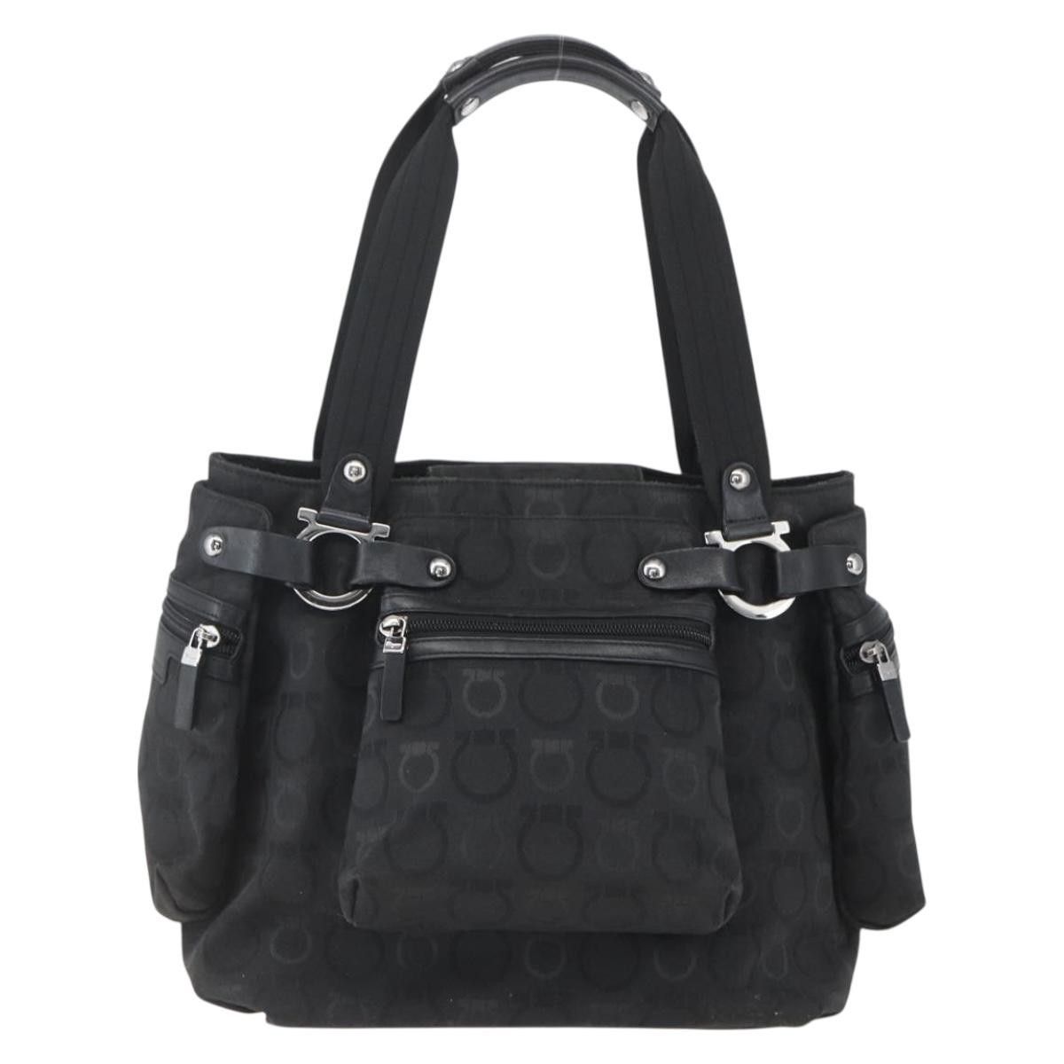 Salvatore Ferragamo Salvatore Ferragamo Gancini Tote Nylon Size ONE SIZE - 1 Thumbnail